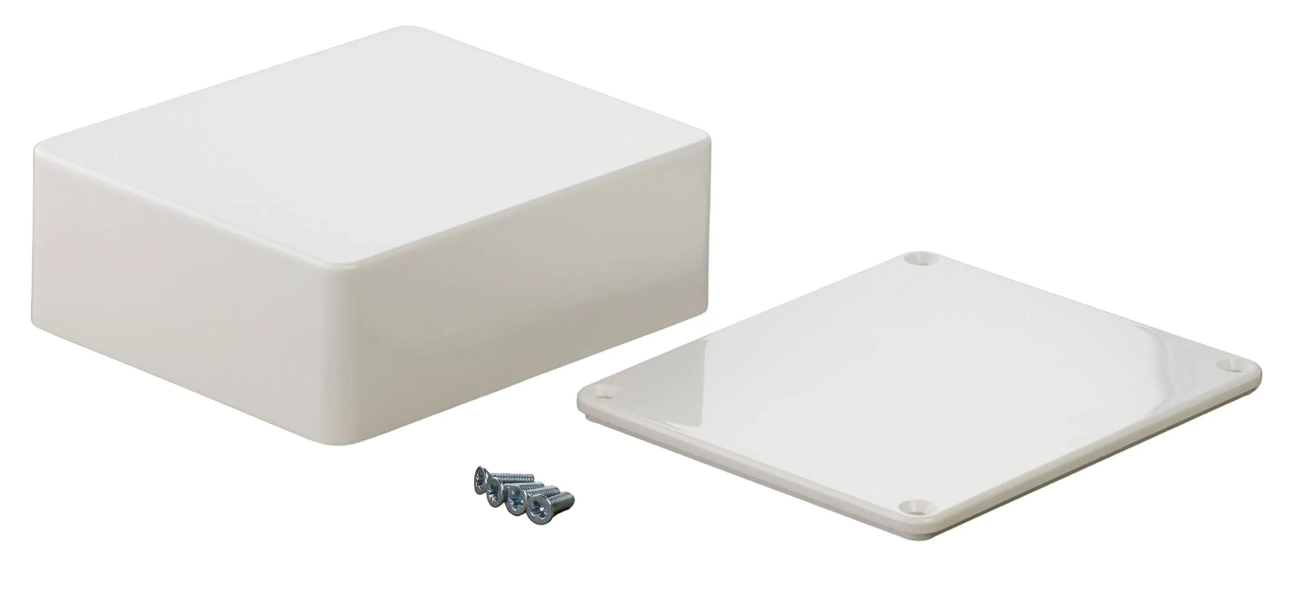 ABS plastic housing with lid, multi-purpose housing, module housing. White MB2: 100 X 76 X 40 mm - Image 3