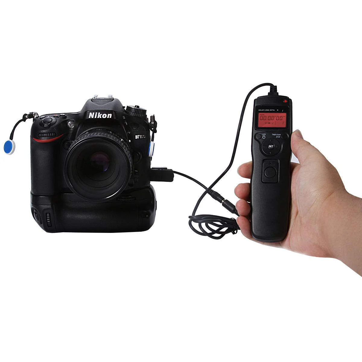 ABUYCS Timer Shutter Release Time Lapse Intervalometer Remote Control for Nikon D5200 D3100 D5000 D7200 D7000 D600 D610 D750 D3200 D3300 D90 Cameras - Image 6