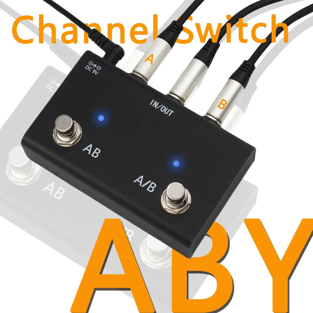 ABY Pedal Channel Switch Box Line AB Selector True Bypass For Guitar Effect Pedal - Image 5