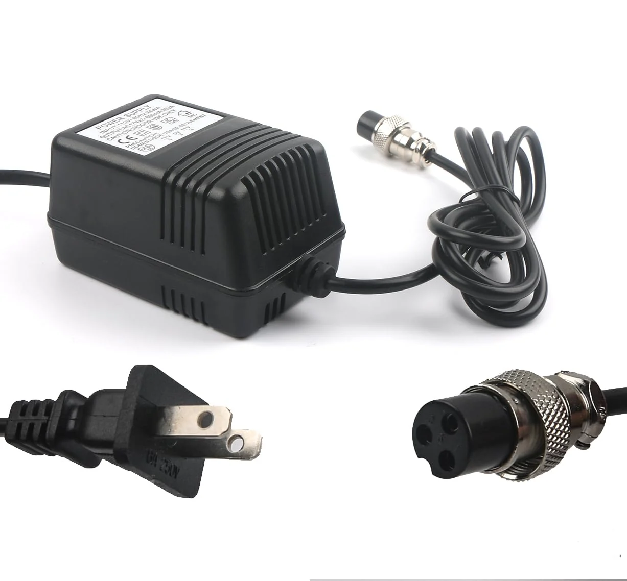 AC 17V 600mA Adapter 3-Pin Mixer Pedalboard Connector Mixing Console Mixer Power Supply for Yamaha F4/F7/6FX/MG82X ﻿ - Image 5