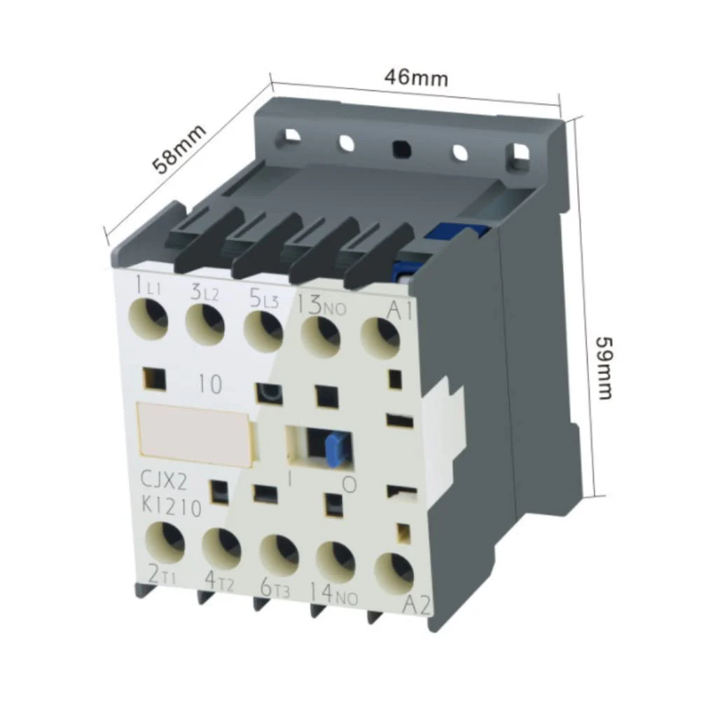 AC Contact 3 Pole 4 N/O Thickened Silver Contacts 220 V 12 A Industrial Electrical Contactor for Power Distribution - Image 2