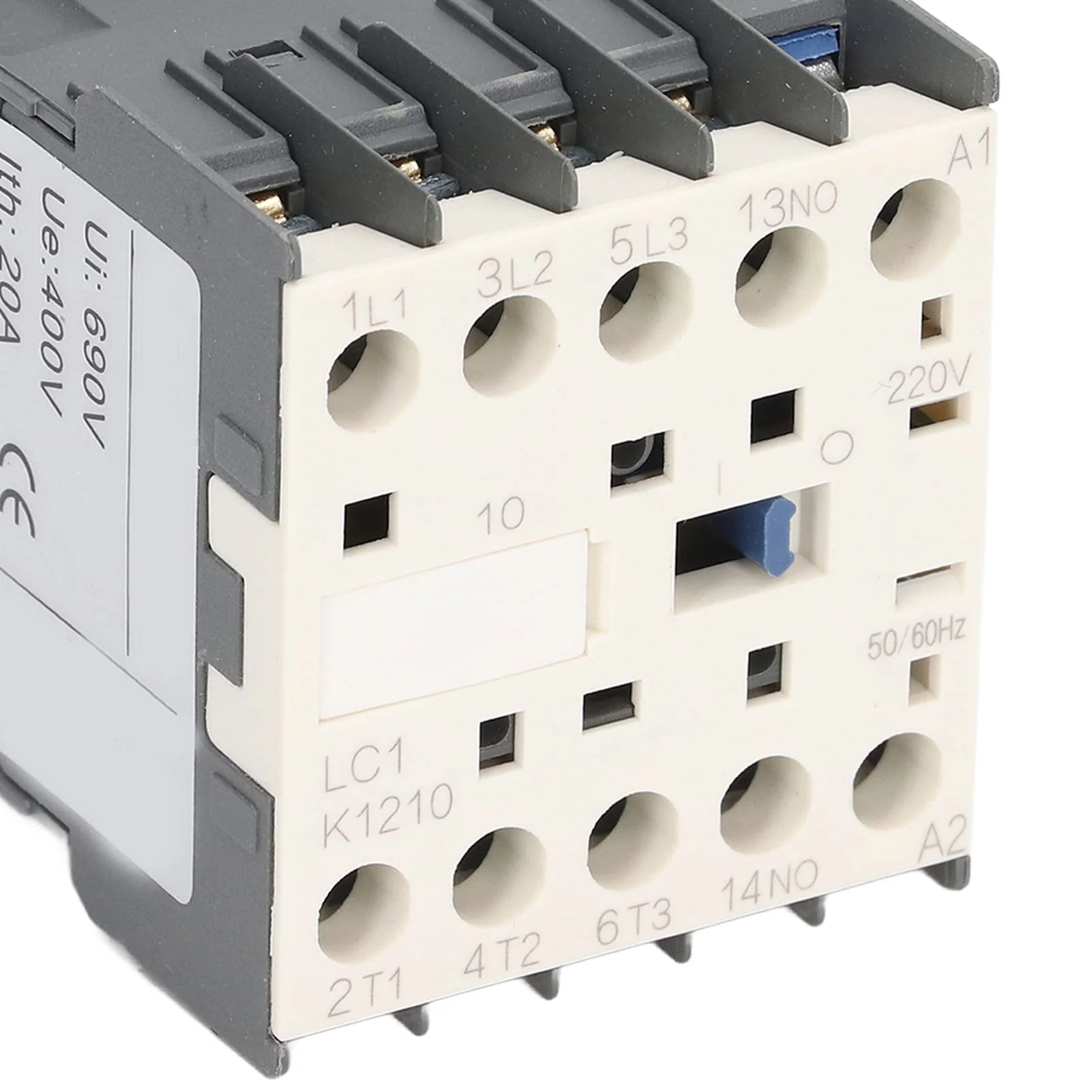 AC Contact 3 Pole 4 N/O Thickened Silver Contacts 220 V 12 A Industrial Electrical Contactor for Power Distribution - Image 7