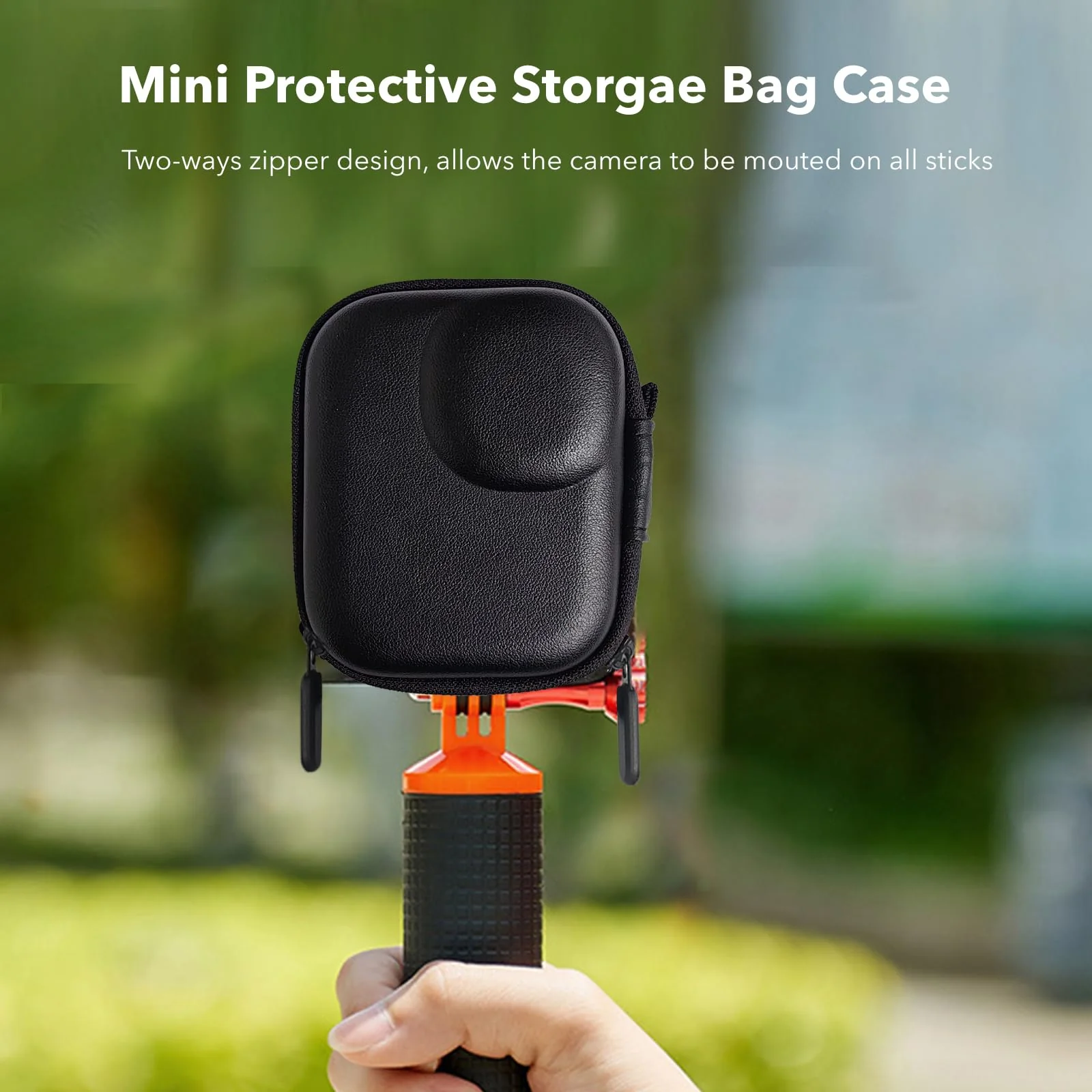 Accessories for DJI Osmo Nano, PU Portable Mini Carrying Bag Nano Case Lens Screen Protectors HD Full Protection Tempered Glass Rubber Lens Cap Cover - Image 5