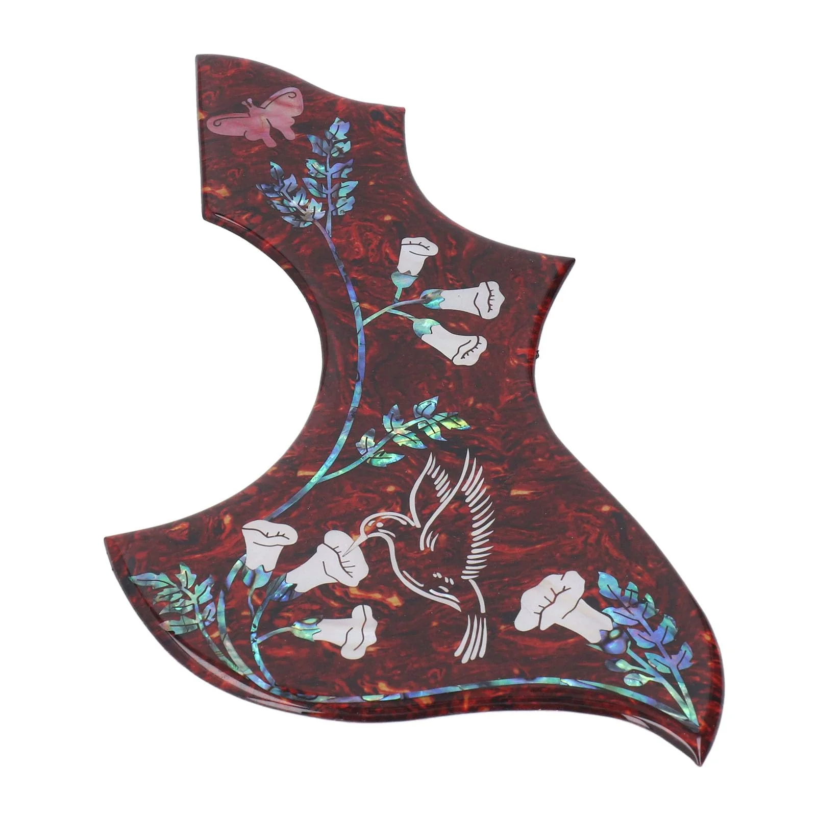 Acoustic Guitar Hummingbird Pickguard, Self Adhesive Scratch Decorative Replacement Part Decorative Protective Replacement for Guitarists - Image 2