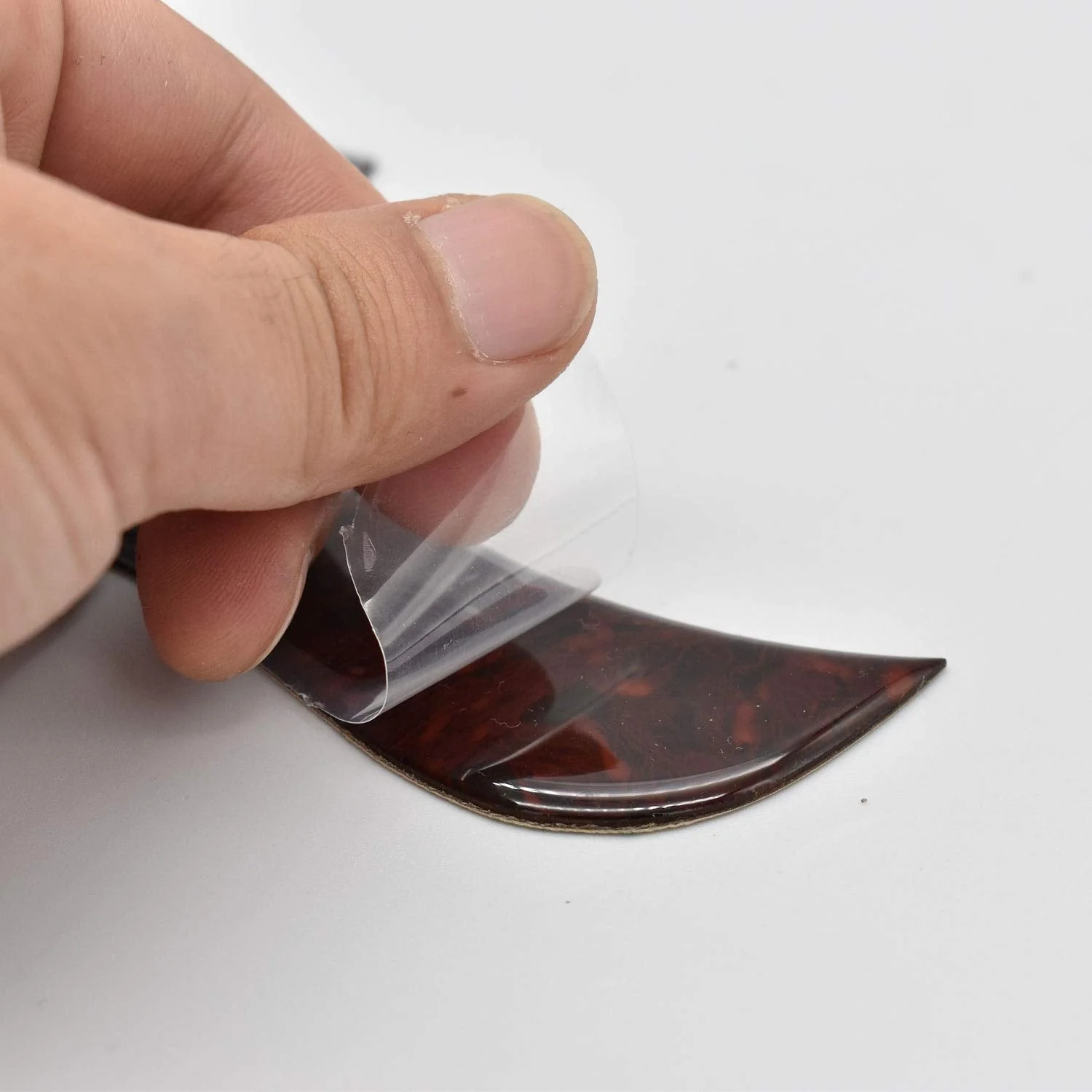 Acoustic Guitar PickGuard, Beveled Edge, Thickening, Fit for Taylor Acoustic Guitar-Coffee Coffee - Image 4