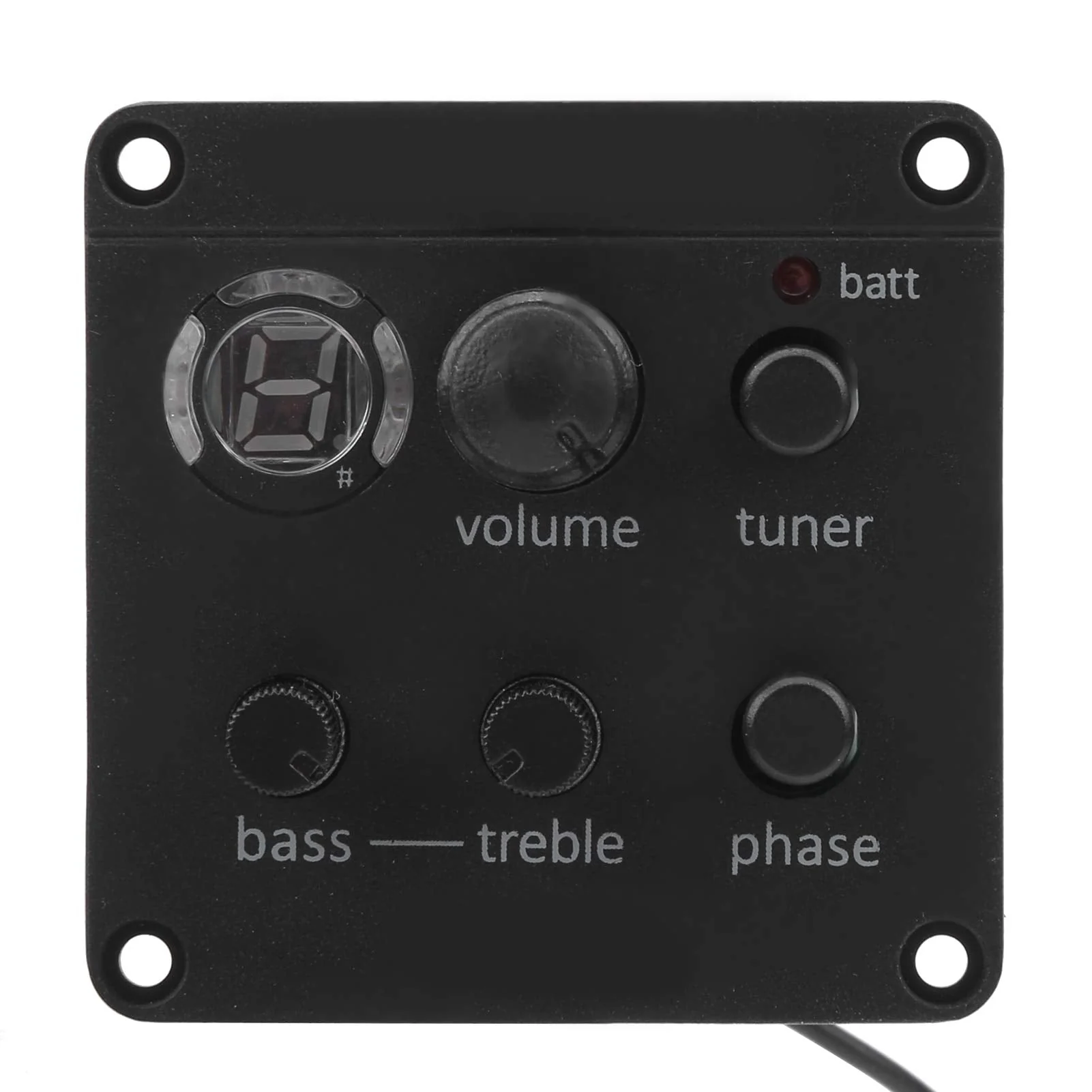 Acoustic Guitar Pickup, Guitar Pickup Onboard Preamp Equalizer with User Manual EQ Glued to Sound Hole - Image 7