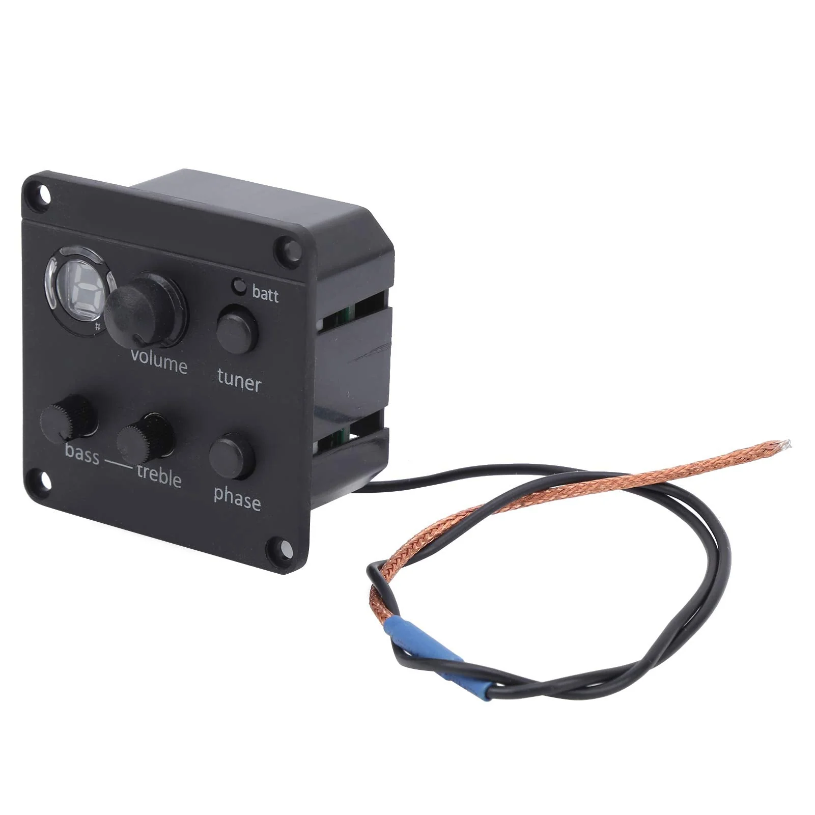 Acoustic Guitar Pickup, Guitar Pickup Onboard Preamp Equalizer with User Manual EQ Glued to Sound Hole - Image 8