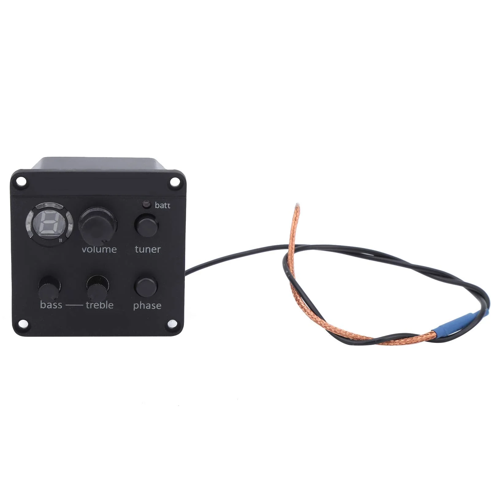 Acoustic Guitar Pickup Preamp System, Pickup Onboard Preamps Equalizer Pre-Wired Guitar Pickup Turner Onboard Preamps EQ Equalizer for Glued to Sound Hole - Image 5