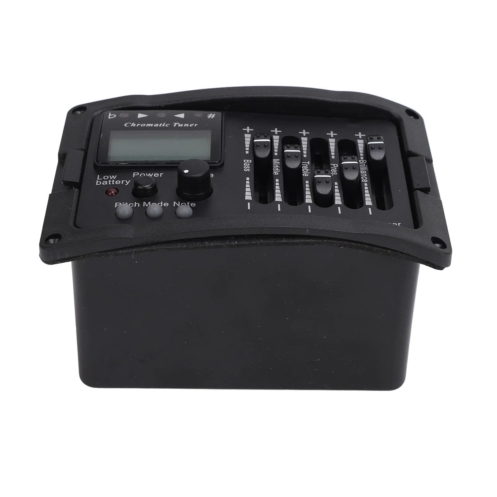 Acoustic Guitar Preamp Pickup 5 Band Guitar Preamp Equalizer with Tuner for Players Stage Performance - Image 3