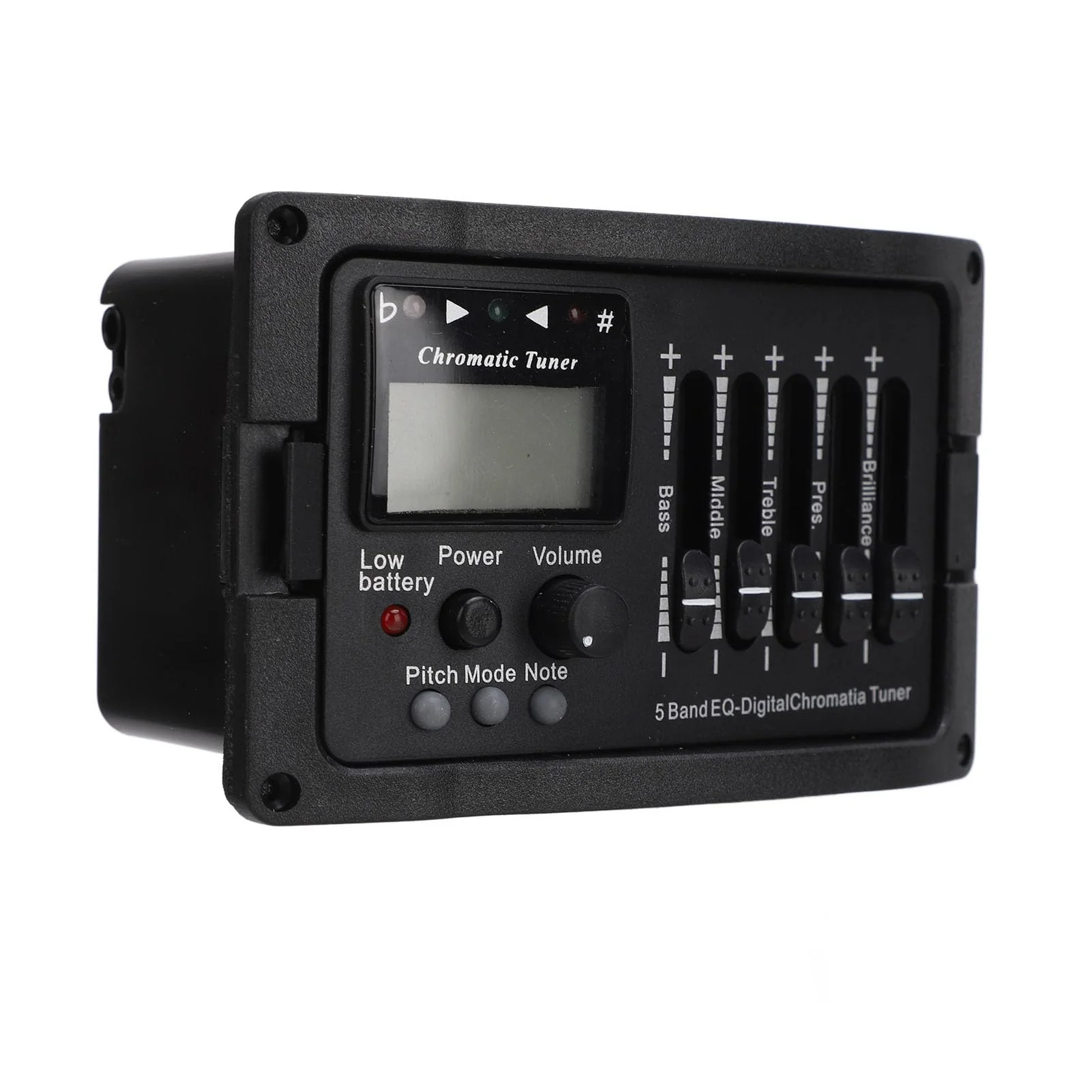 Acoustic Guitar Preamp Pickup 5 Band Guitar Preamp Equalizer with Tuner for Players Stage Performance - Image 6