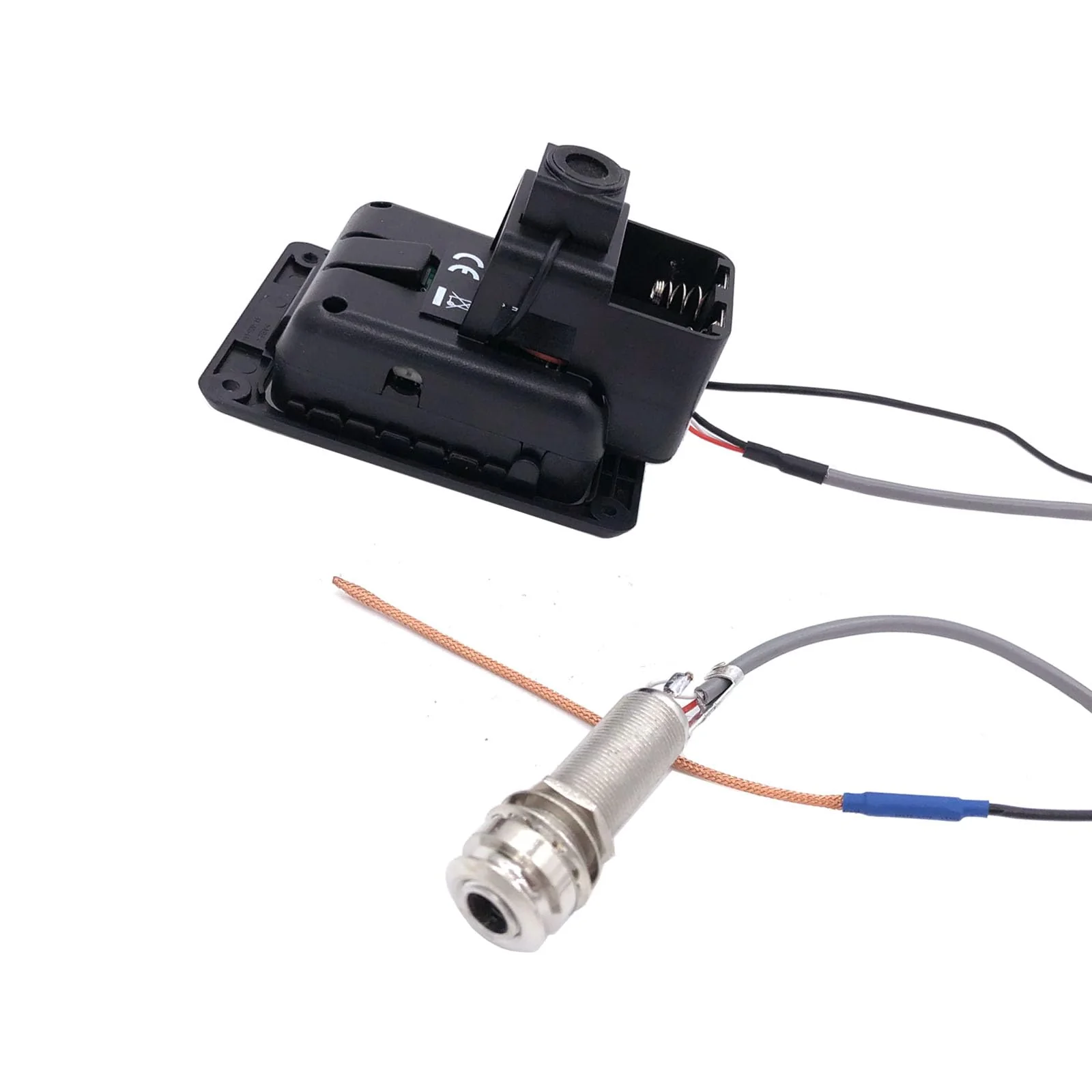 Acoustic Guitar Preamp Pickup EQ Tuner, 301 Mic Mode Plastic Guitar Preamp Equalizer Piezo Pickup Beat Tuner - Image 4