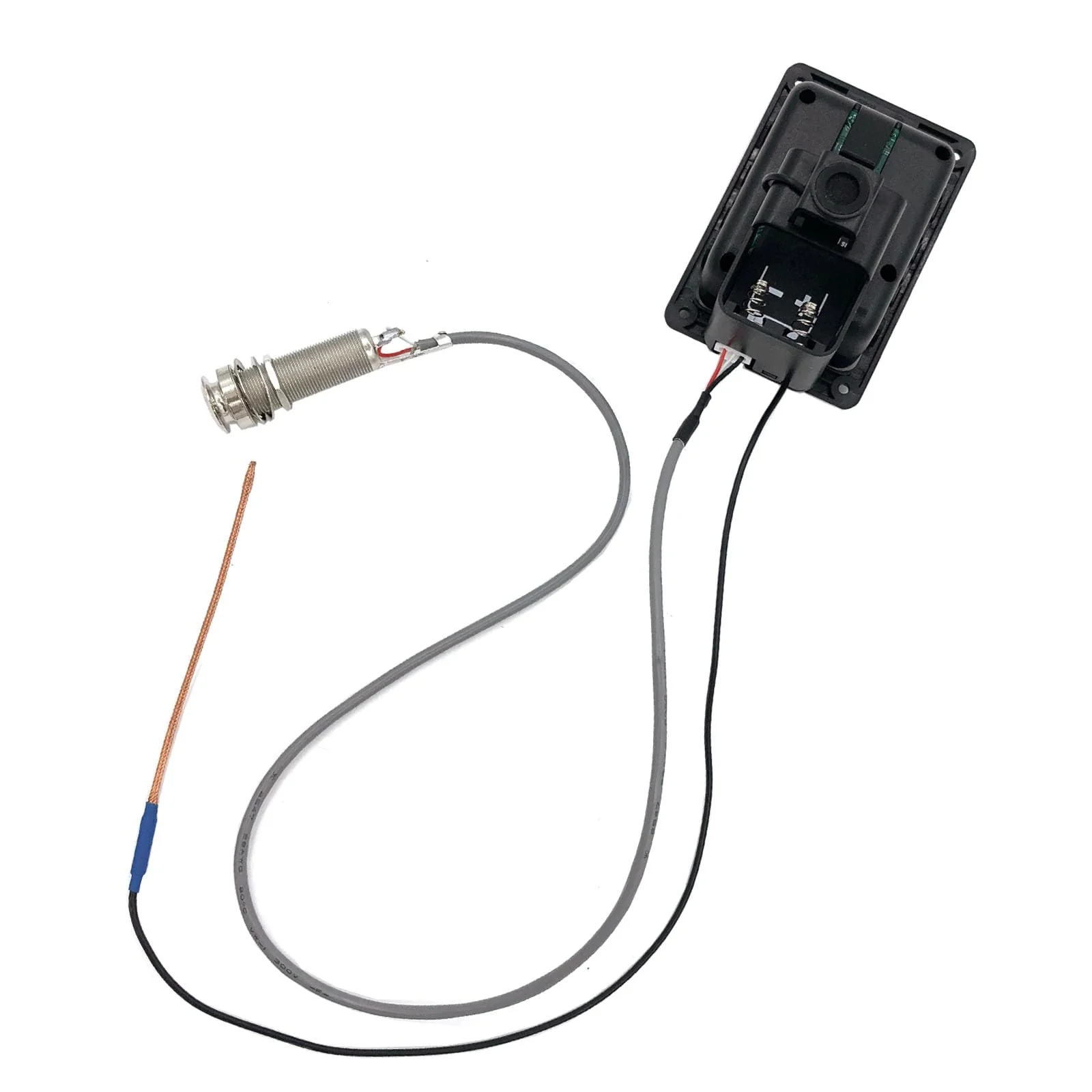 Acoustic Guitar Preamp Pickup EQ Tuner, 301 Mic Mode Plastic Guitar Preamp Equalizer Piezo Pickup Beat Tuner - Image 5