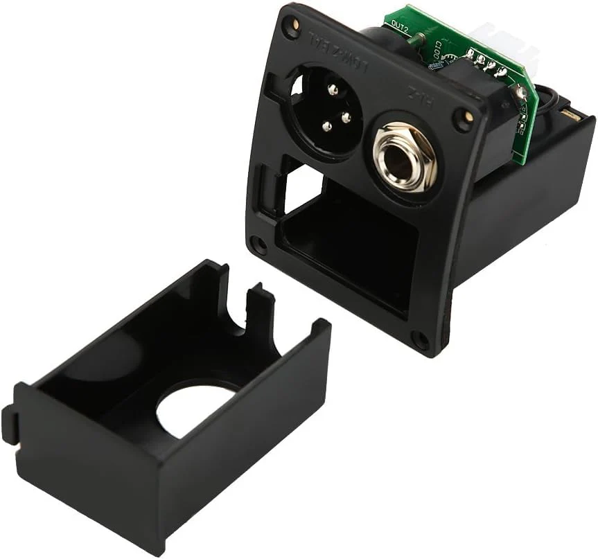 Acoustic Guitar Preamp Pickup Tuner 5 Band PRENER-PM Equalizer Pickup Tuner Piezo Pickup Set with Mic LCD Display - Image 5