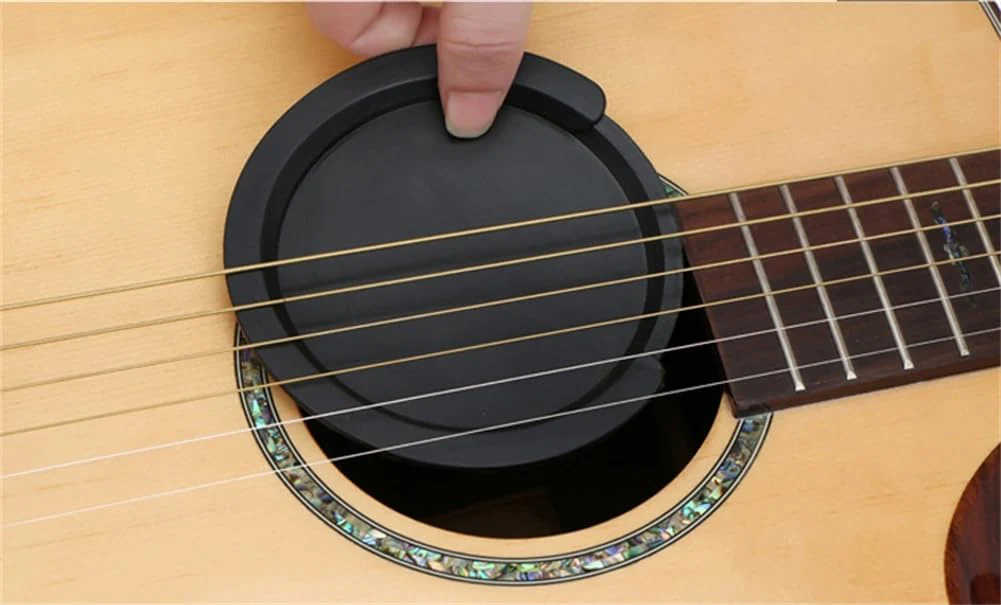 Acoustic Guitar Soundhole Cover - Acoustic Guitar Accessories - Eliminates Feedback,Black, Fits Most Standard 4" Sound Holes 4" - Image 5
