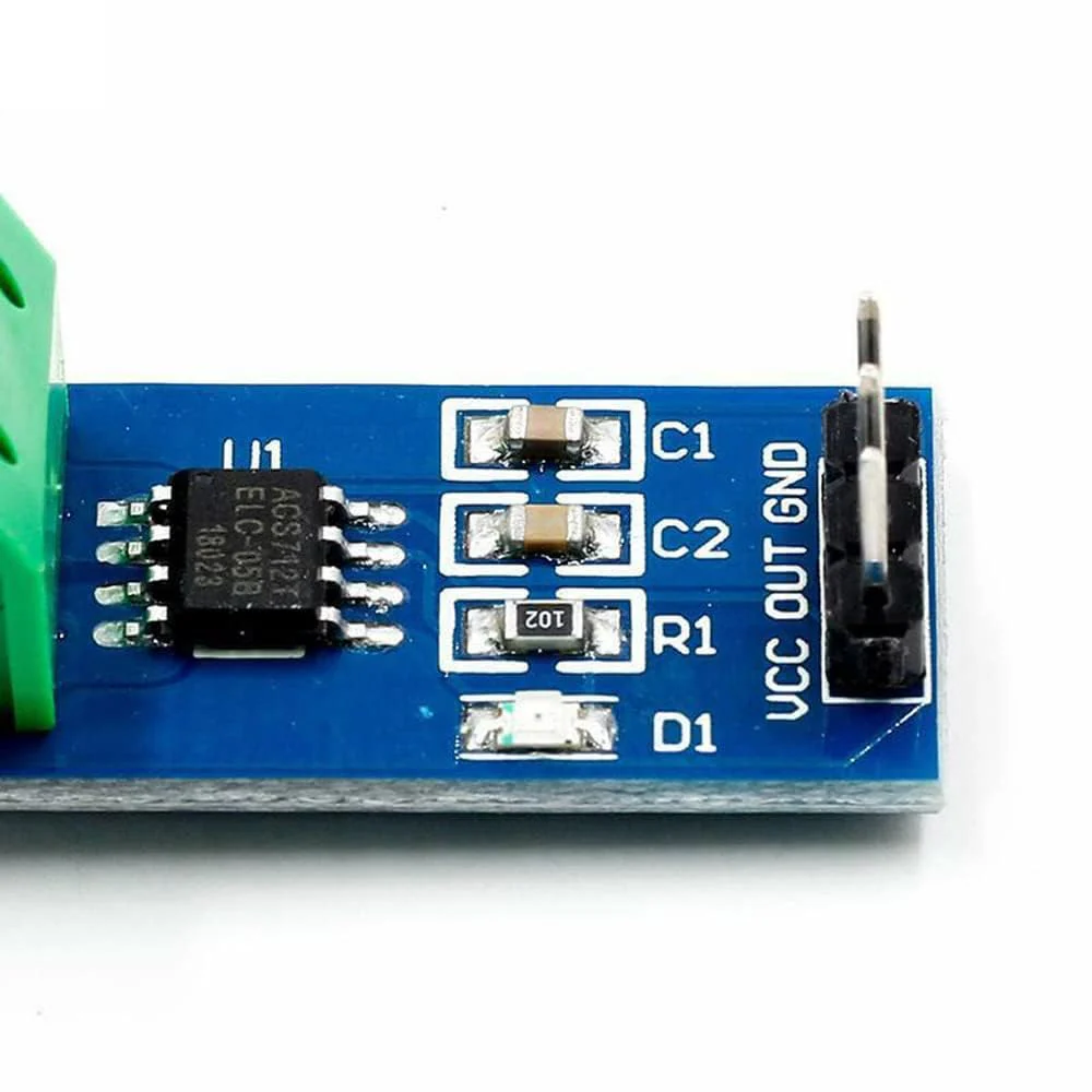 ACS712 Current Sensor ACS712ELCTR 5A/20A/30A for Arduino Raspberry Pi Current Sensor Analogue Output (5A) Pack of 2 - Image 5