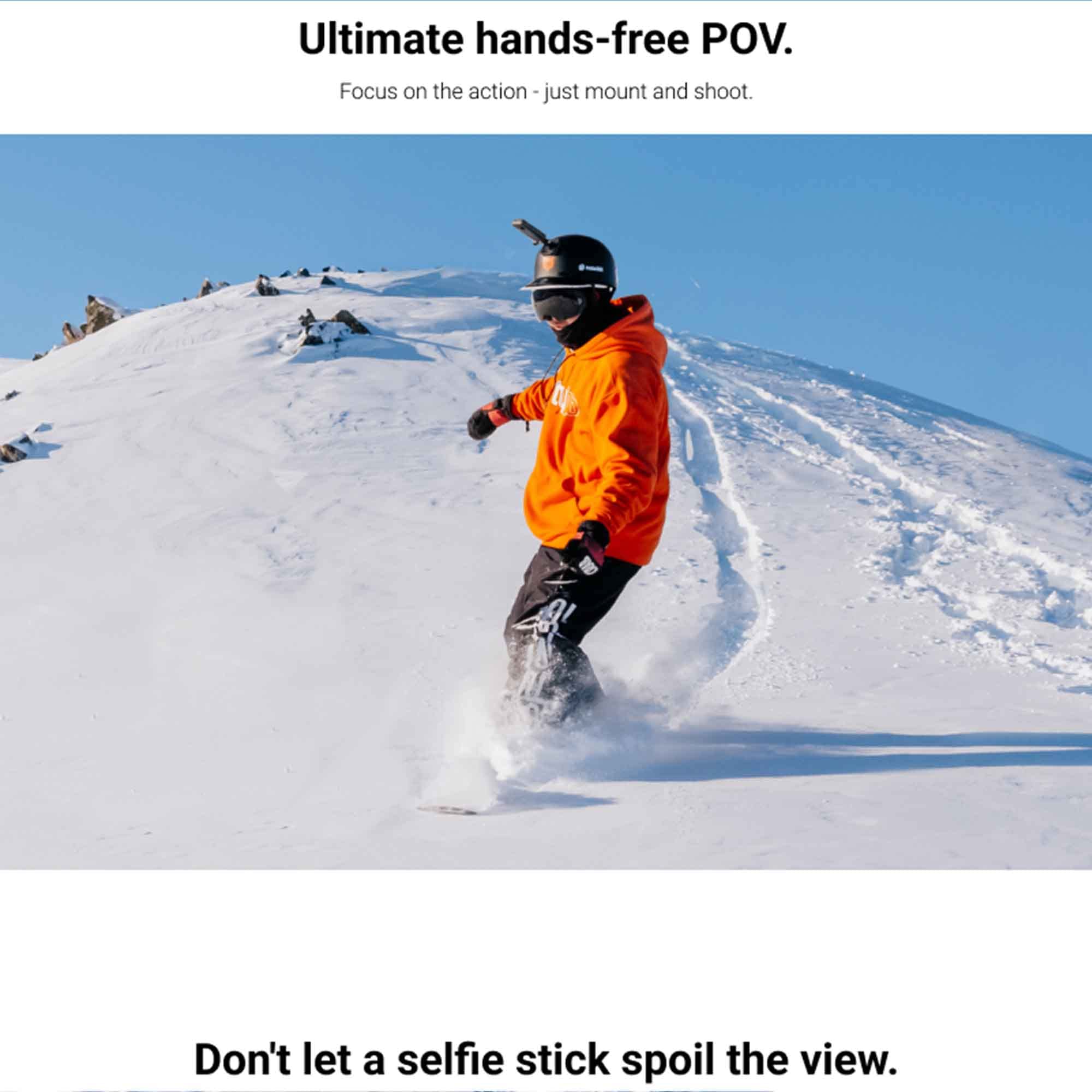 Action Camera Snow Bundle -Complete Snow Kit for Insta360 X4/X3/X2/X | for Insta360 ACE/ACE PRO/ONE R/RS/GO 3//3S/GO 2, DJI OSMO Action 4/3/2 and GoPro 12/11/10/9/MAX (Snow Bundle only) Snow bundle only - Image 2