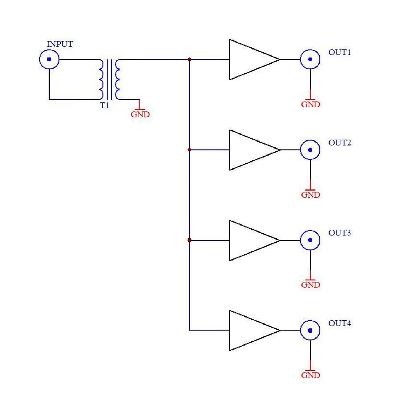 Active RF Isolation Distributor, 100kHz-150MHz RF Splitter for SDR GPSDO Source, Reliable Distribution with Isolator for Common Mode Interference Suppression - Image 7