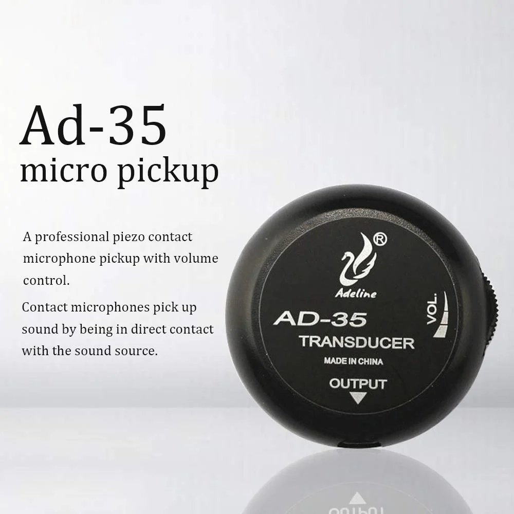 AD-35 Mini Sound Pick-up Piezo Amplifier Transducer Stick Piezo Pickup for Acoustic Guitar Ukulele Violin Cello Banjo - Image 5