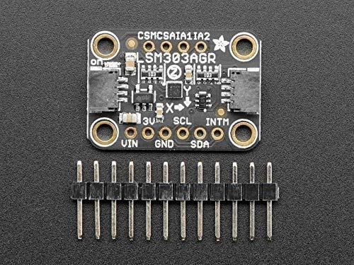 Adafruit LSM303AGR Accelerometer and Magnetometer, I2C, STEMMA QT/Qwiic 4413 - Image 2