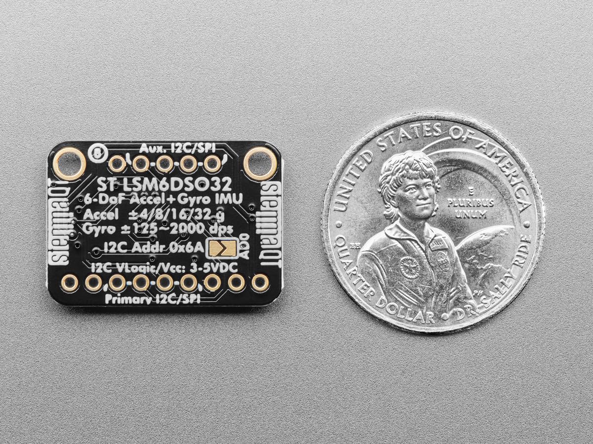 Adafruit LSM6DSO32 6-DoF Stemma QT/Qwiic 4692 Accelerometer and Gyroscope - Image 5
