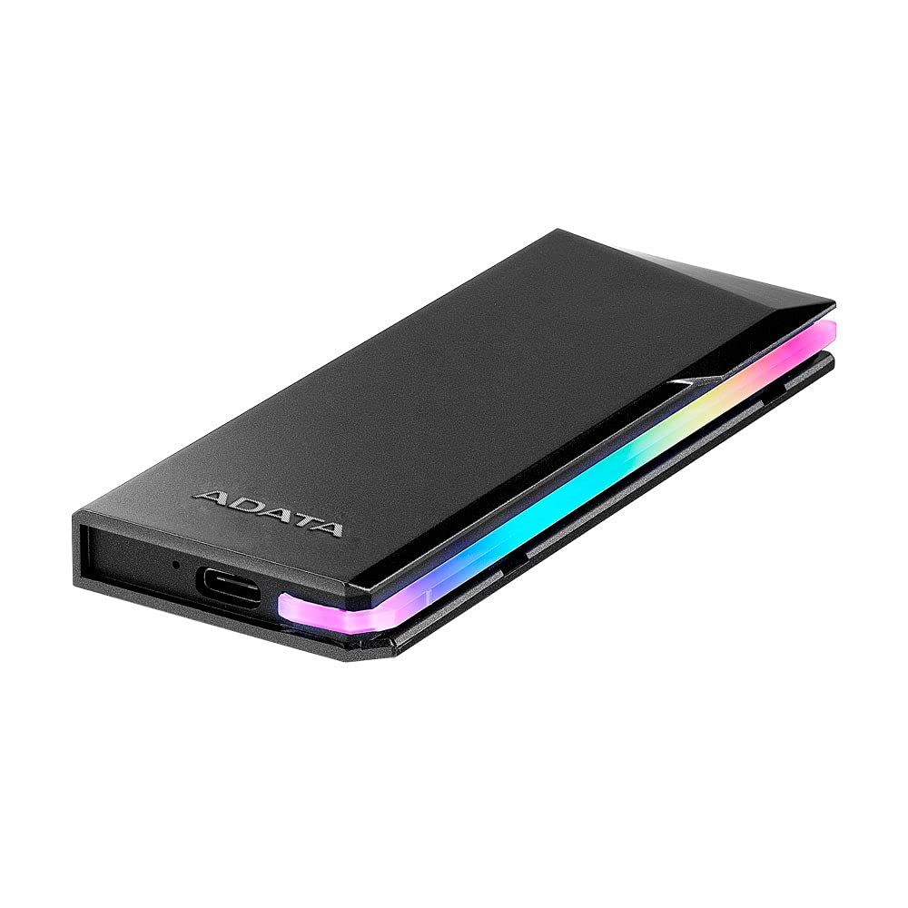 ADATA EC700G Aluminum USB 3 Gen 2 Type-C M.2 2280/2242/2230 PCIe/NVMe/SATA SSD External Portable Enclosure Case Adapter Tool-Less Design (AEC700GU32G2-CGY) - Image 2