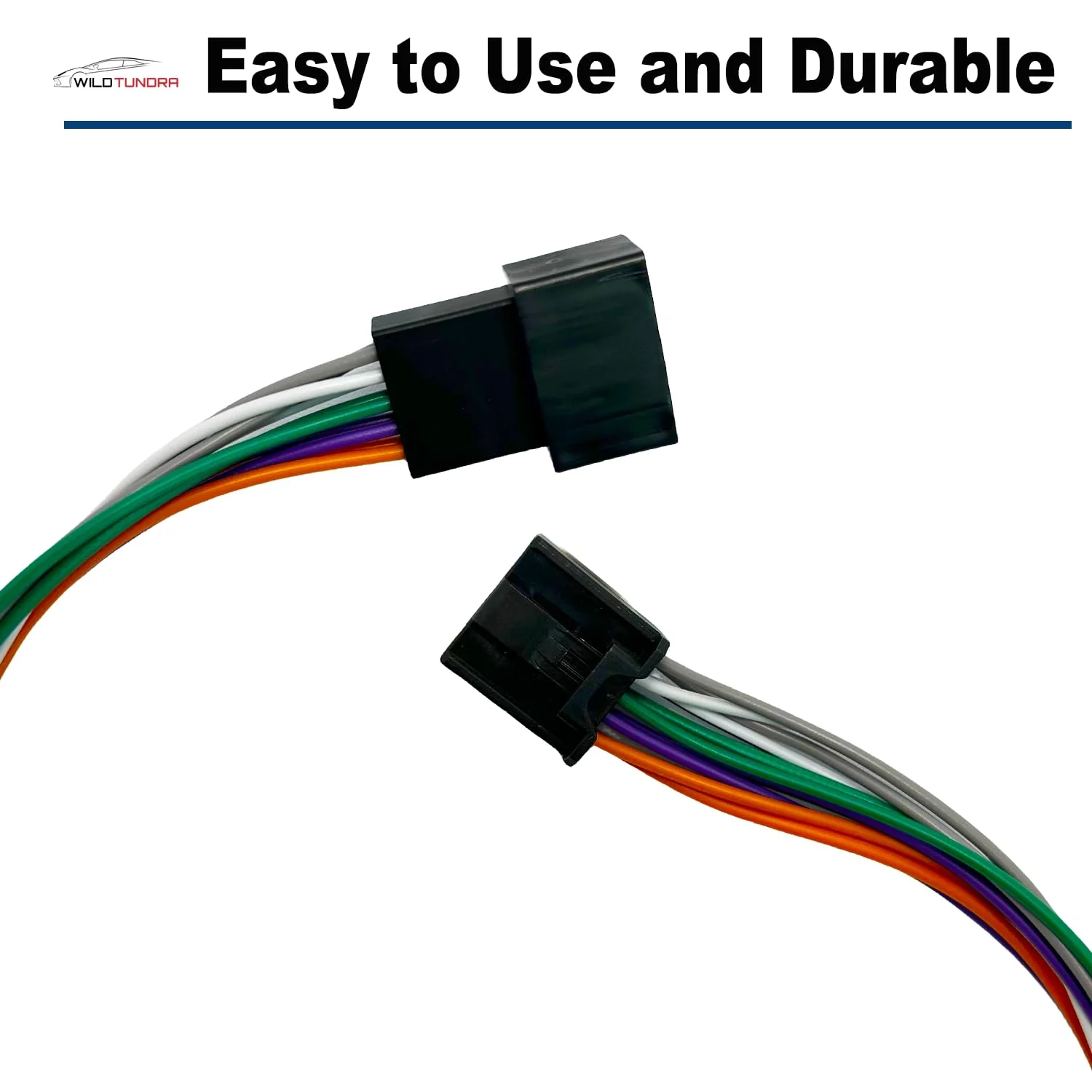 Add AMP Amplifier Subwoofer Speaker Wiring compatible with Toyota 2018-2022(Non-JBL) Radio Stereo T-Harness Subwoofer Amplifier Install Cable Adapter Camry RAV4 Tacoma Corolla Improve Car Sound Toyota,10-pin Male and Female Connectors - Image 6