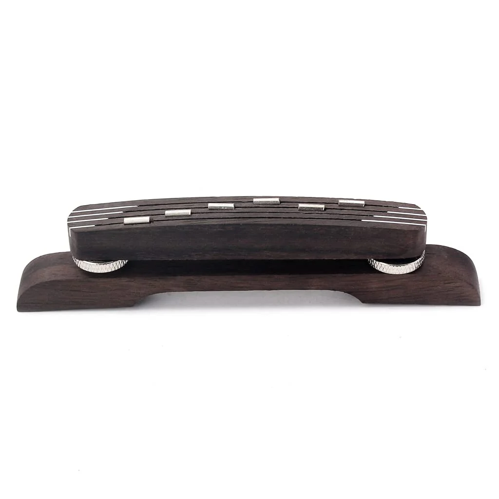 Adjustable Acoustic Guitar Bridge Rosewood Jazz Guitar Bridge Bass Guitar Mandolin Replacement Part - Image 7