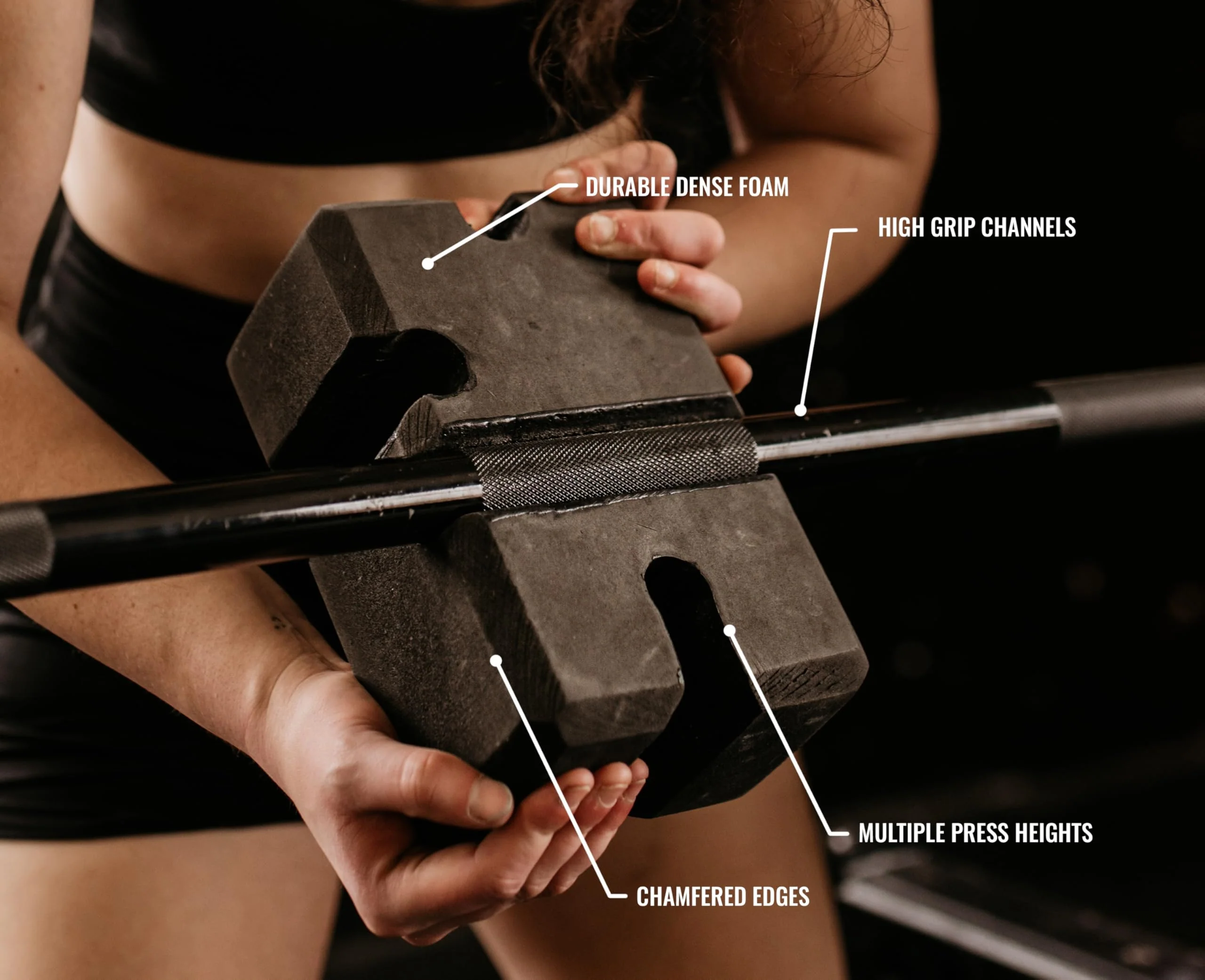 Adjustable Bench Press Board – All-in-One Barbell Press Training Tool for Powerlifting & Strength Training 1-1/2-2 Board (.75" - 3") - Image 6