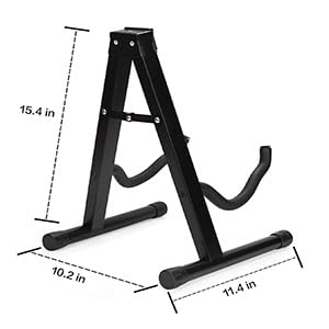Adjustable Cello Stand,A-Frame Folding Cello Support Stand Compatible for Violin 1/8-4/4 Cellos Guitars Electric Bass Electric Guitar Stand Acoustic, Black - Image 6
