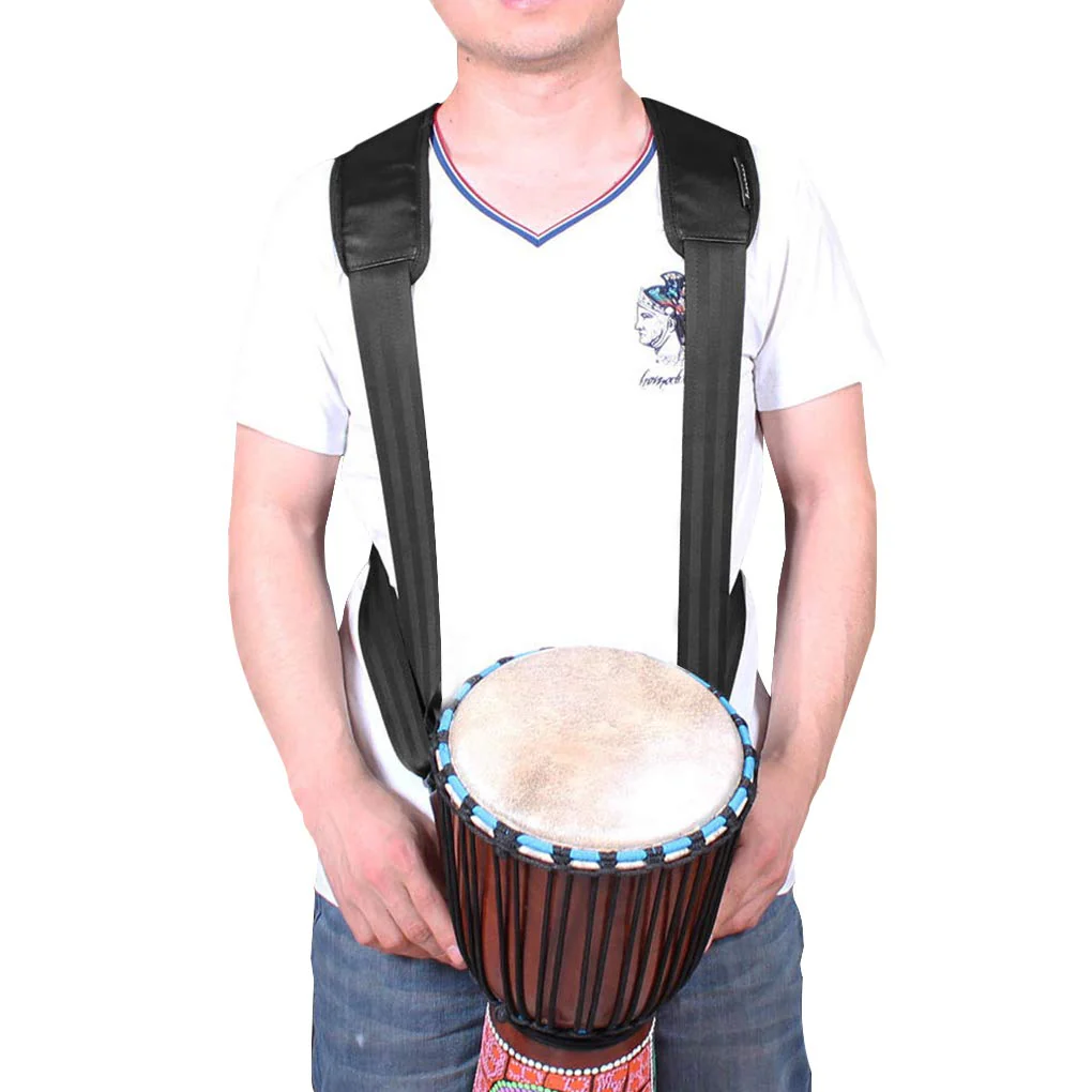 Adjustable Djembe Shoulder Strap Thick Pad African Hand Drum Sling Comfort Percussion Instrument Belt - Image 3