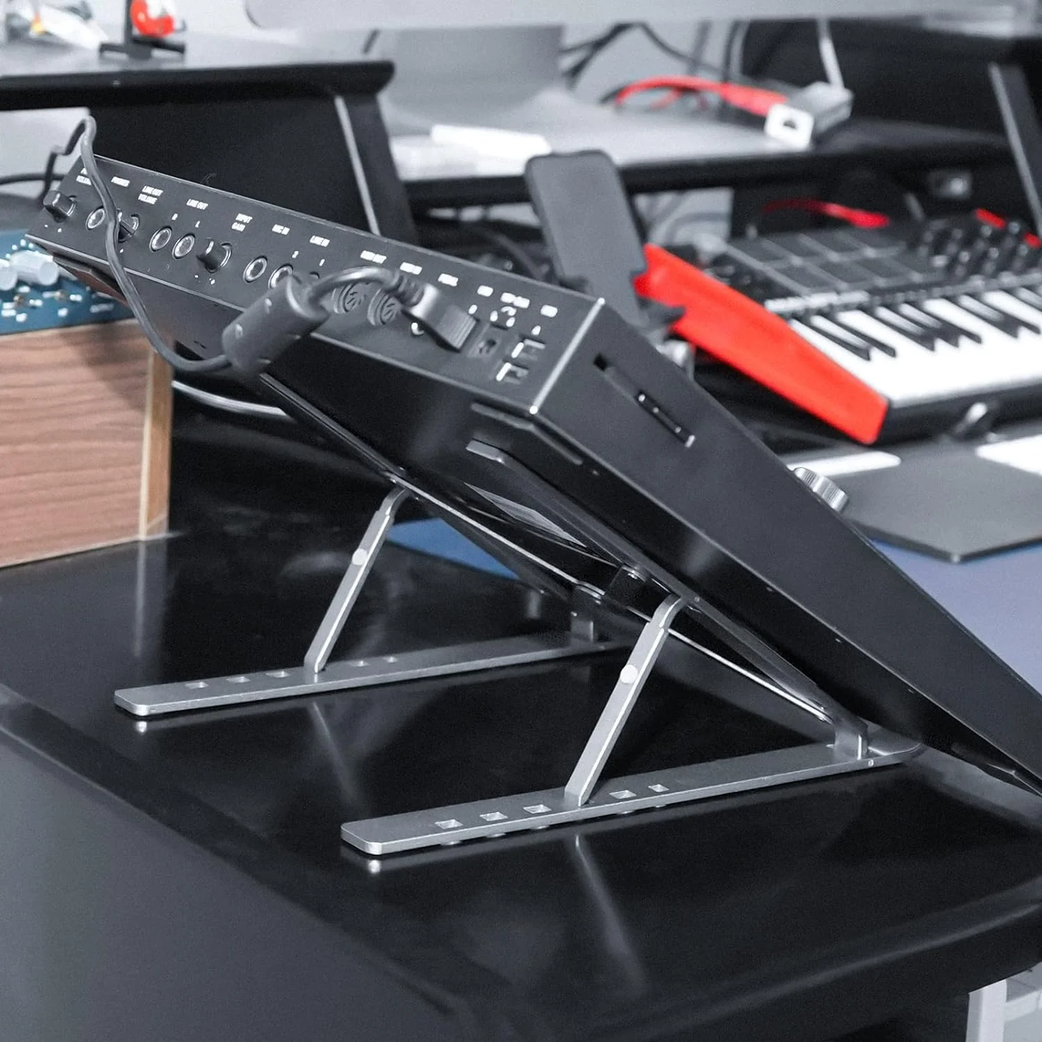 Adjustable Drum Controller Audio Device Stand Holder, Compatible with Native Instruments Maschine Plus Mk3 - Image 3