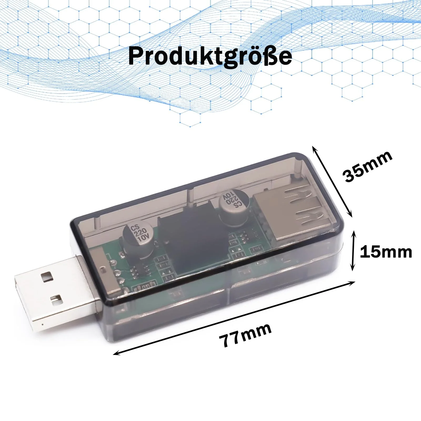 ADUM3160 USB Power Isolation Board, USB Isolator Module, 1500 V, Low Power Consumption, to Isolate Noise in the Circuit System - Image 2