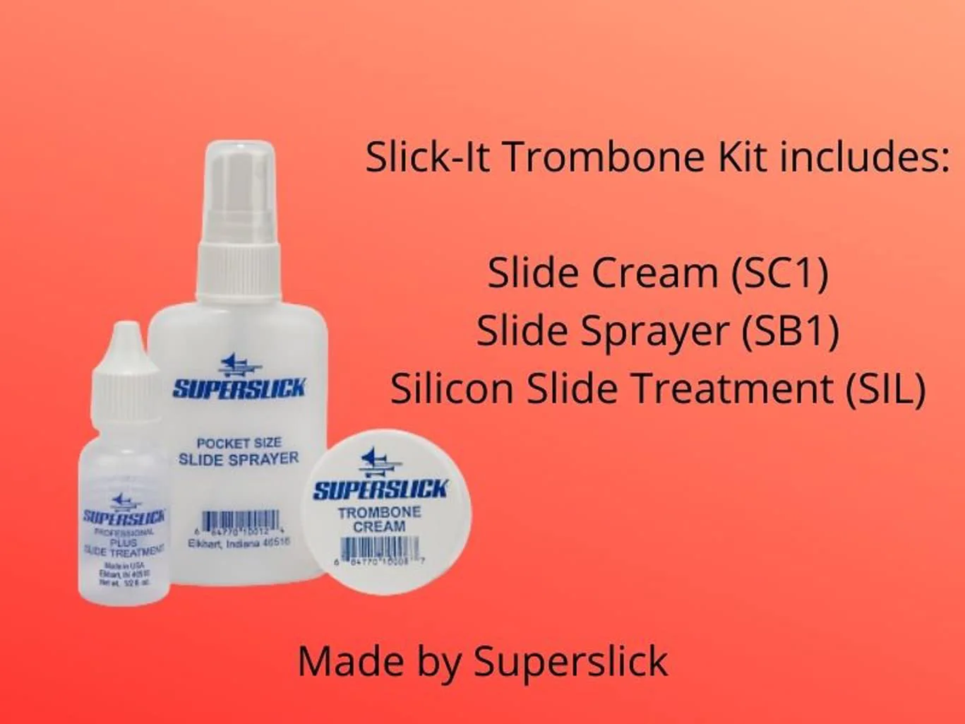 Advanced Trombone Care Kit | Smooth Slide Action | Pocket Sized Sprayer | Durable Vinyl Mouthpiece Pouch | Proudly Made in the USA - Image 2