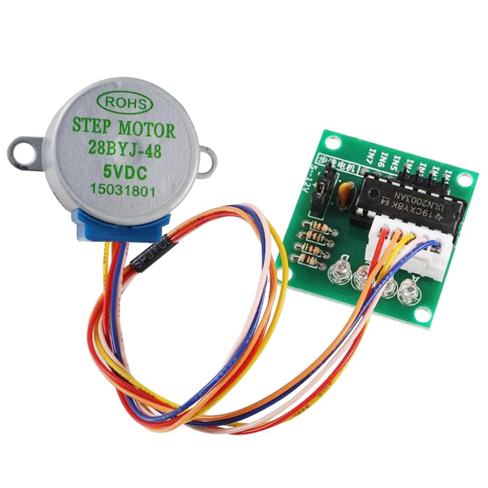 AEDIKO 2 Sets 28BYJ-48 ULN2003 5V Stepper Motor + ULN2003 Driver Board - Image 6