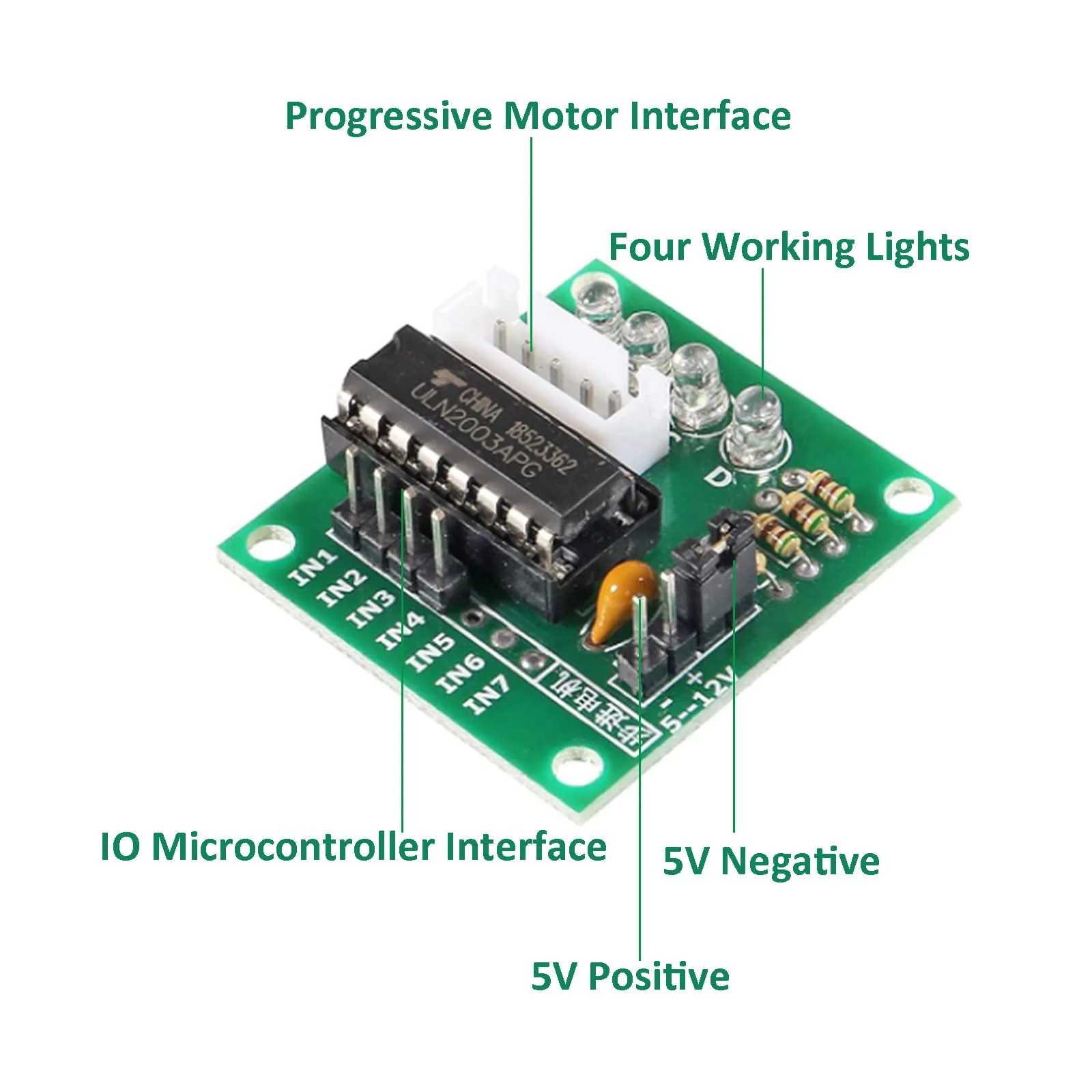 AEDIKO 2 Sets 28BYJ-48 ULN2003 5V Stepper Motor + ULN2003 Driver Board - Image 7