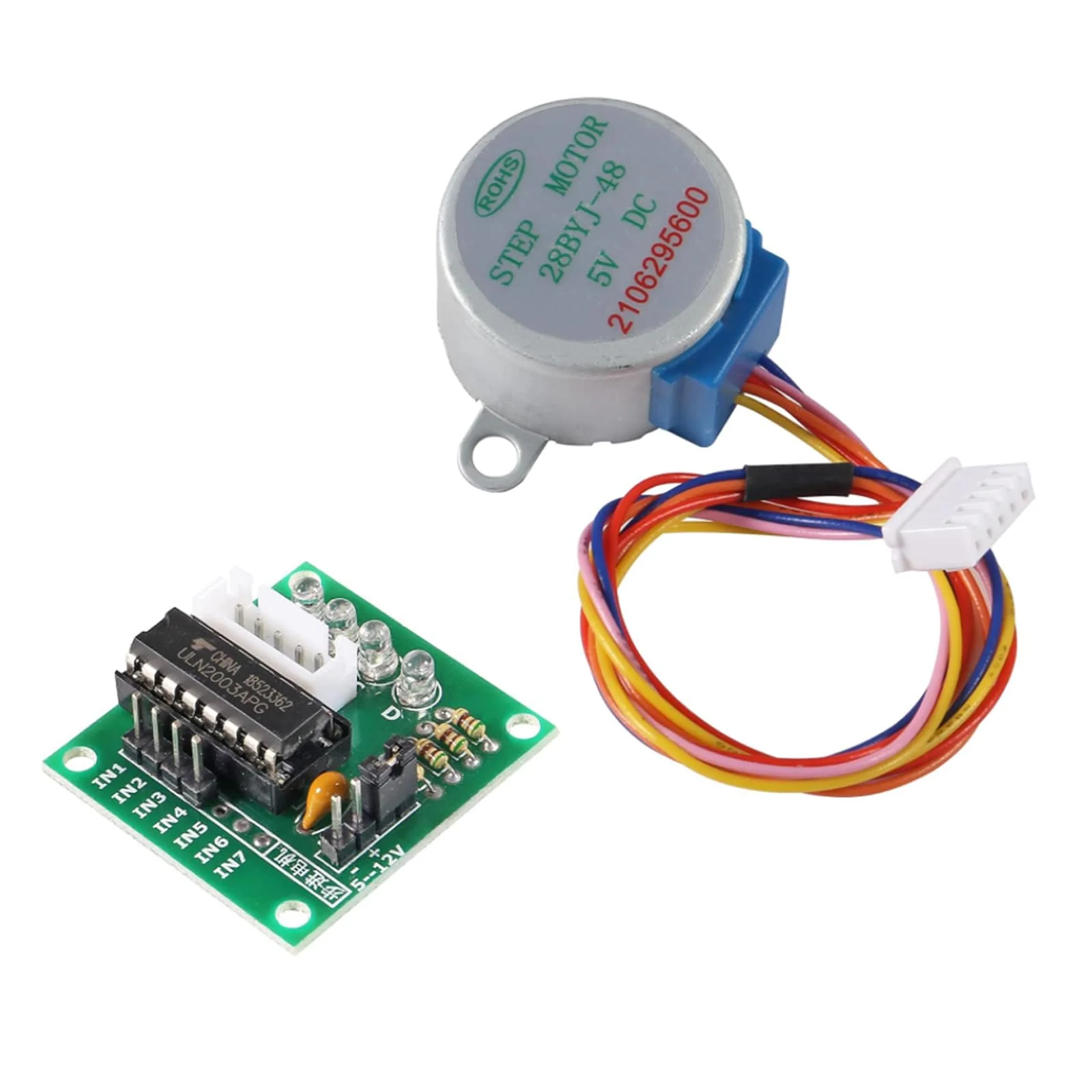 AEDIKO 2 Sets 28BYJ-48 ULN2003 5V Stepper Motor + ULN2003 Driver Board - Image 8