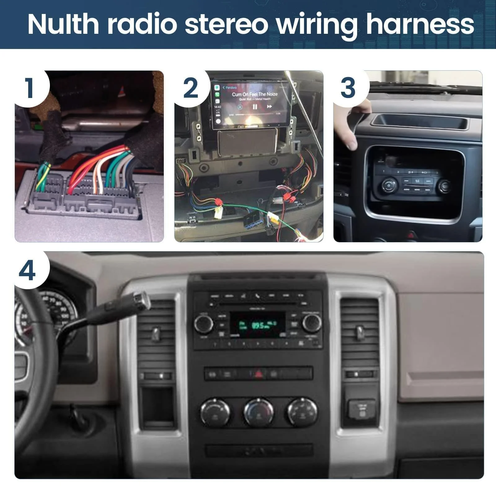 Aftermarket Radio Wiring Adapter for GM Chevy 2007-2015, GMC 2006-2017, Buick 2007-2014 Install Car Stereo Wire Cable Plug Non-Amplified System - Image 4