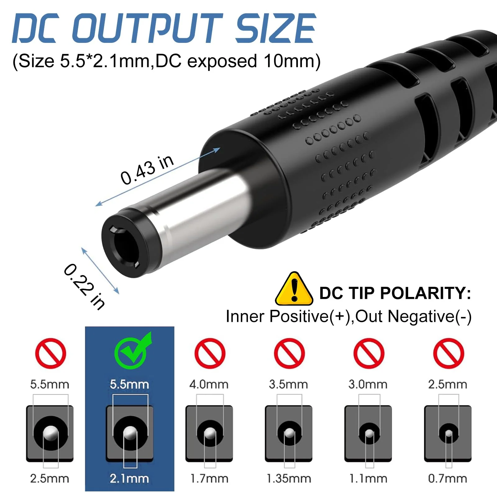 AGOTD 24V 1A Power Supply, Plug Power Supply 24V AC Adapter Input 220-240V 50-60HZ, 24-Volt Power Supply 1A 24W Output, Plug Adapters Converter Inverter Charger Transformer AC/DC Adapter 24 V 1 A - Image 4