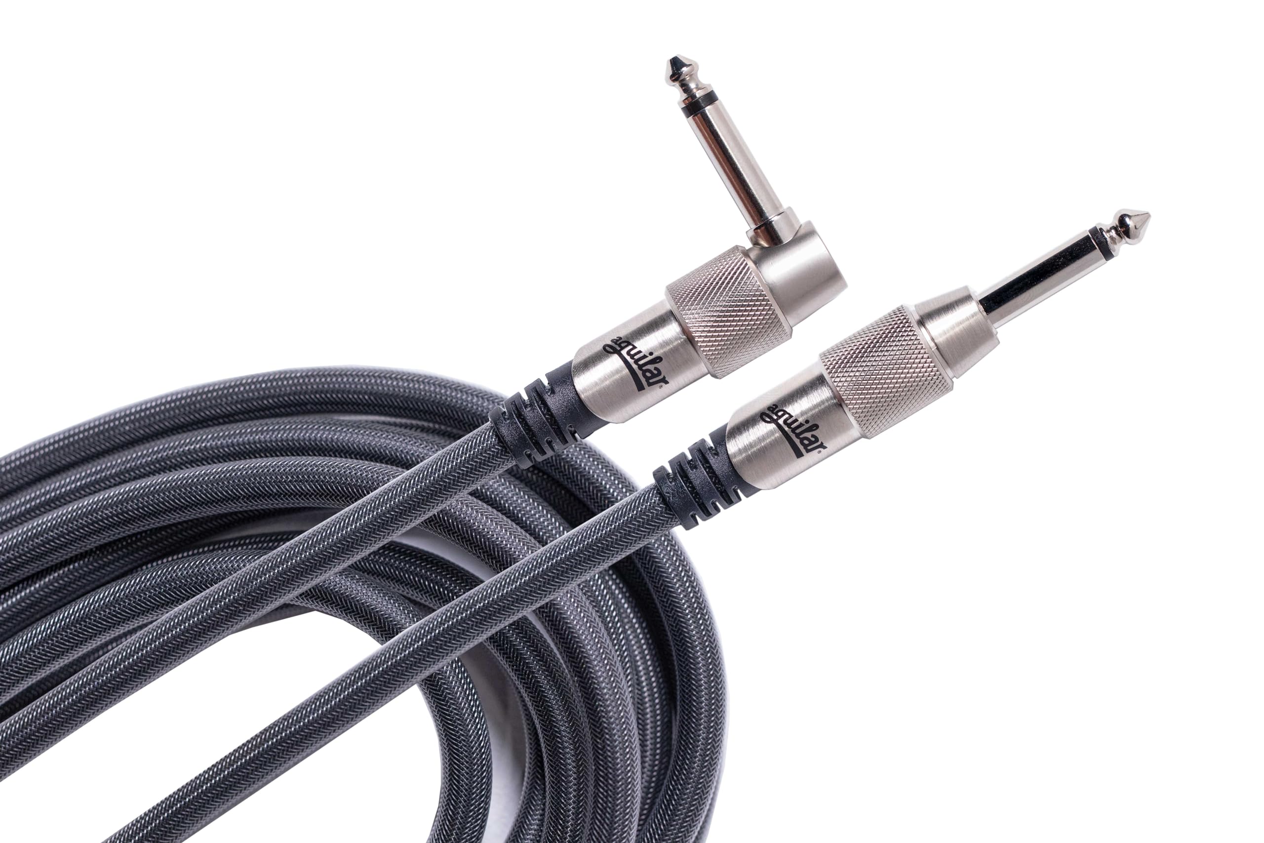 Aguilar 20' Instrument Cable, Right Angle to Straight Connectors 20 ft - Image 2