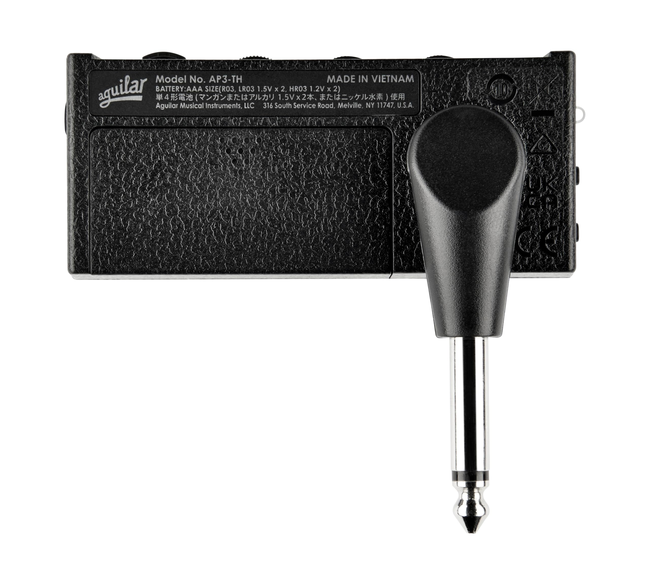 Aguilar amPlug3 Tone Hammer Bass Guitar Headphone Amp w/Three Onboard Effects and Built-in Rhythm Patterns - Image 2