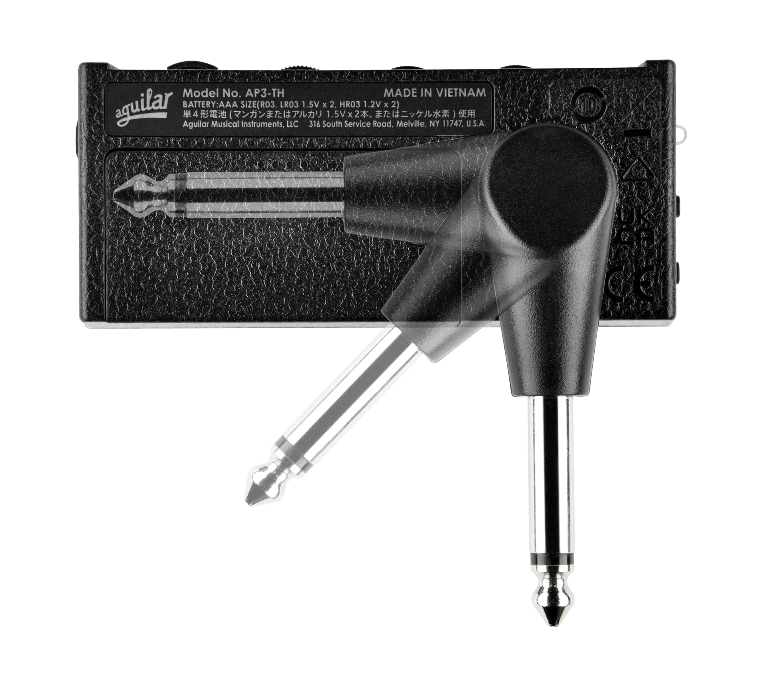 Aguilar amPlug3 Tone Hammer Bass Guitar Headphone Amp w/Three Onboard Effects and Built-in Rhythm Patterns - Image 3