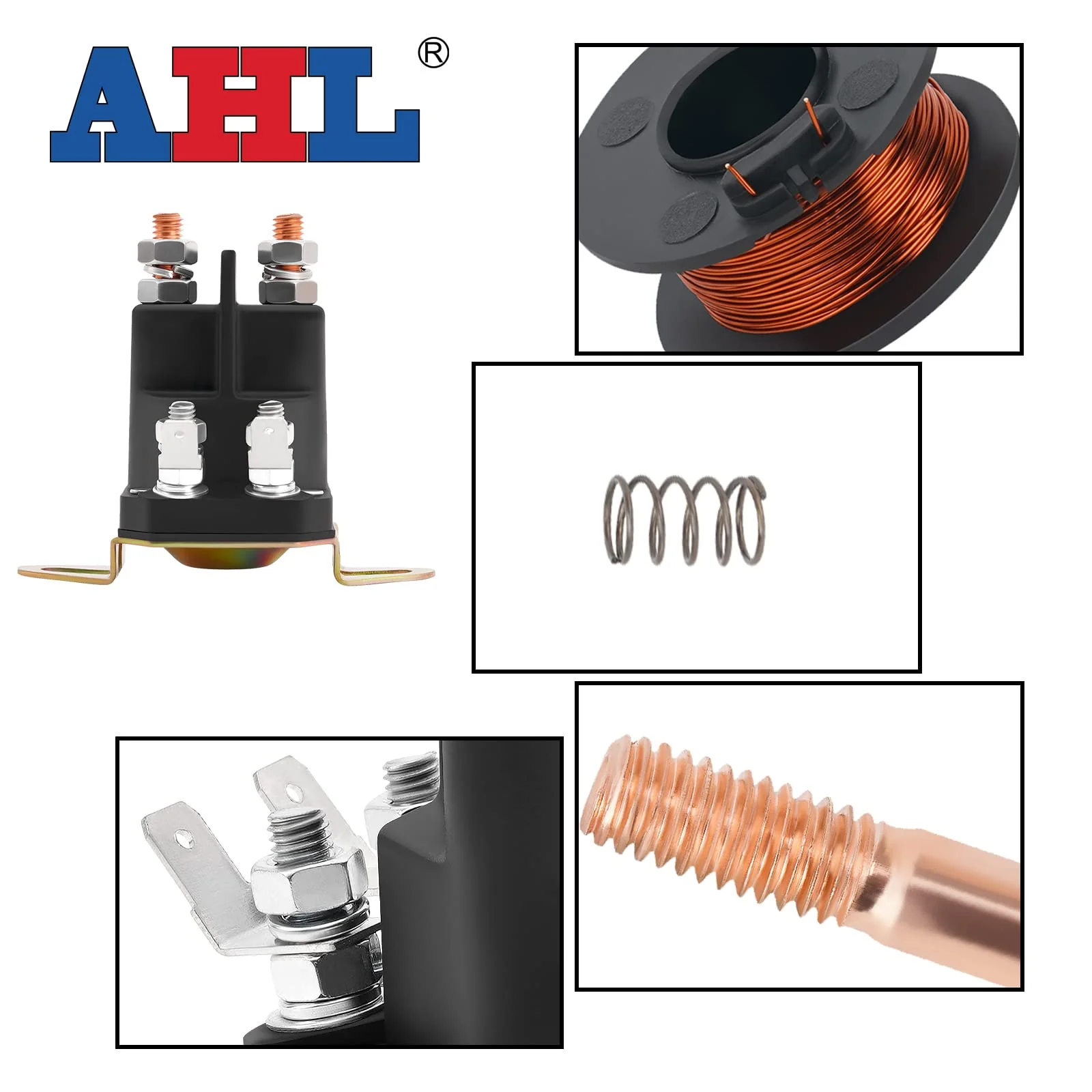 AHL 33-334 Starter Relay Magnetic Switch for Lawn Mowers/Castel Garden/STIGA/Murray/Twin-CUT/Turbo-CUT/Hercules/Sabo - Image 3