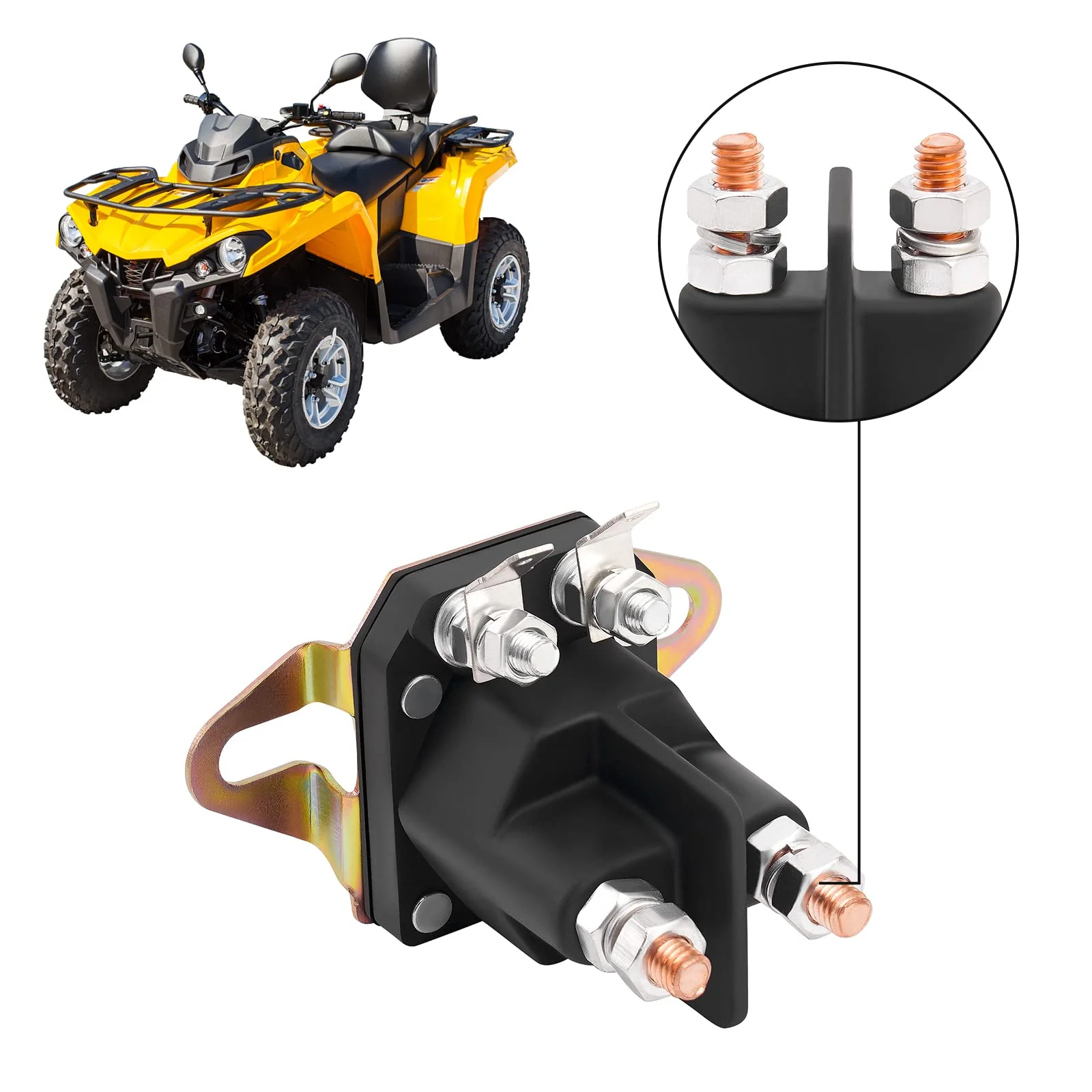 AHL 33-334 Starter Relay Magnetic Switch for Lawn Mowers/Castel Garden/STIGA/Murray/Twin-CUT/Turbo-CUT/Hercules/Sabo - Image 7