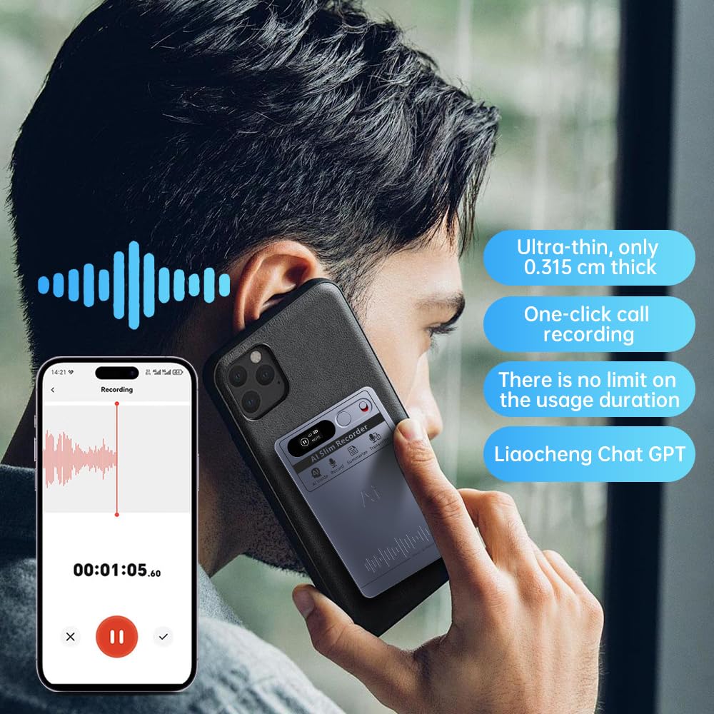AI Voice Recorder with App Control, Advanced AI Transcribe & Summarize with 64GB Memory, Note Voice Recorder, Audio Recorder for Meetings, Lectures, Interviews, Supports 118 Languages, Grey - Image 6