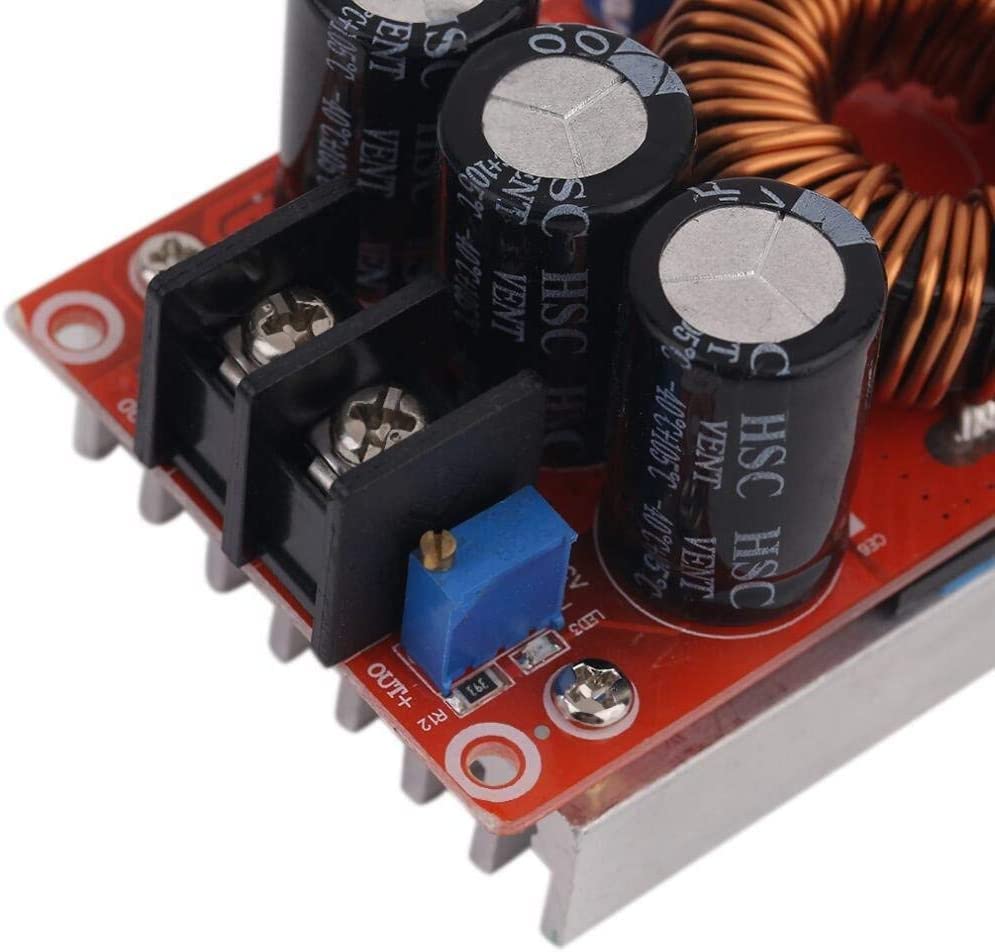 Aideepen 1200W 20A DC-DC Boost Converter, Step-up Converter Constant Power Supply Module 10.5-60V to 12V-80V - Image 5