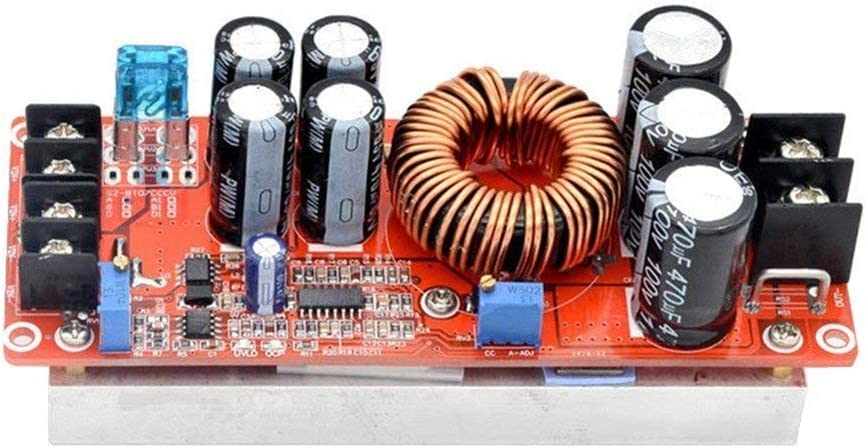 Aideepen 1200W 20A DC-DC Boost Converter, Step-up Converter Constant Power Supply Module 10.5-60V to 12V-80V - Image 8