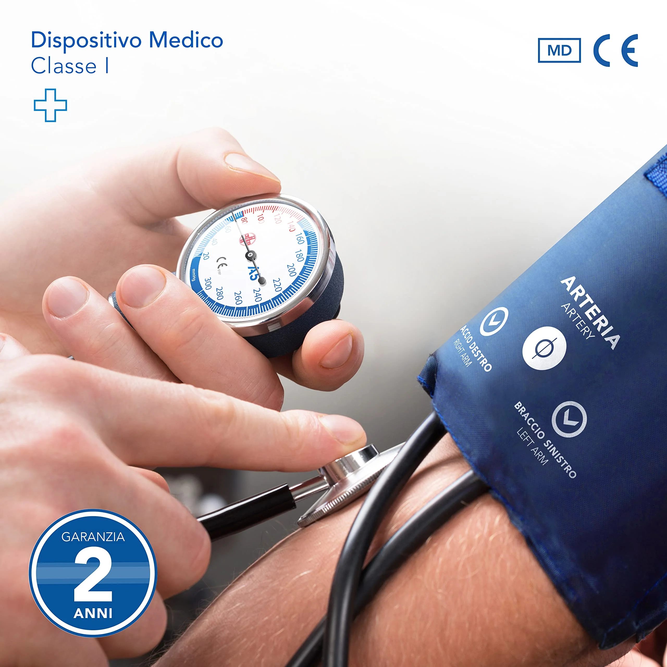 AIESI® Flat Head Stethoscope Professional for Adults in Black Colour Doctor Scope - Image 6