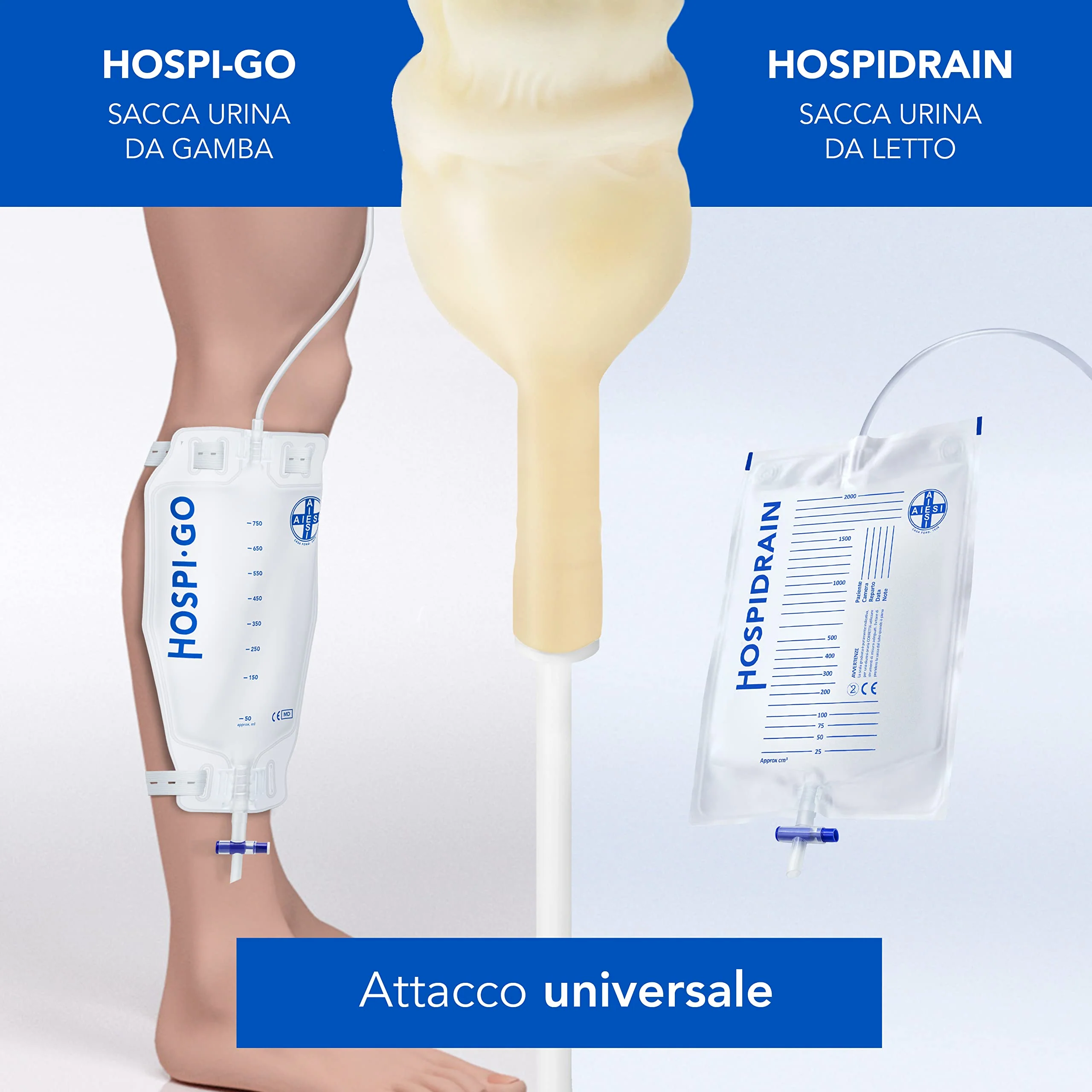 AIESI® HOSPISAFE External Latex Catheter for Men with Adhesive Strips Diameter 25 mm Individually Packed (Pack of 50) durchmesser 25 mm - Image 5