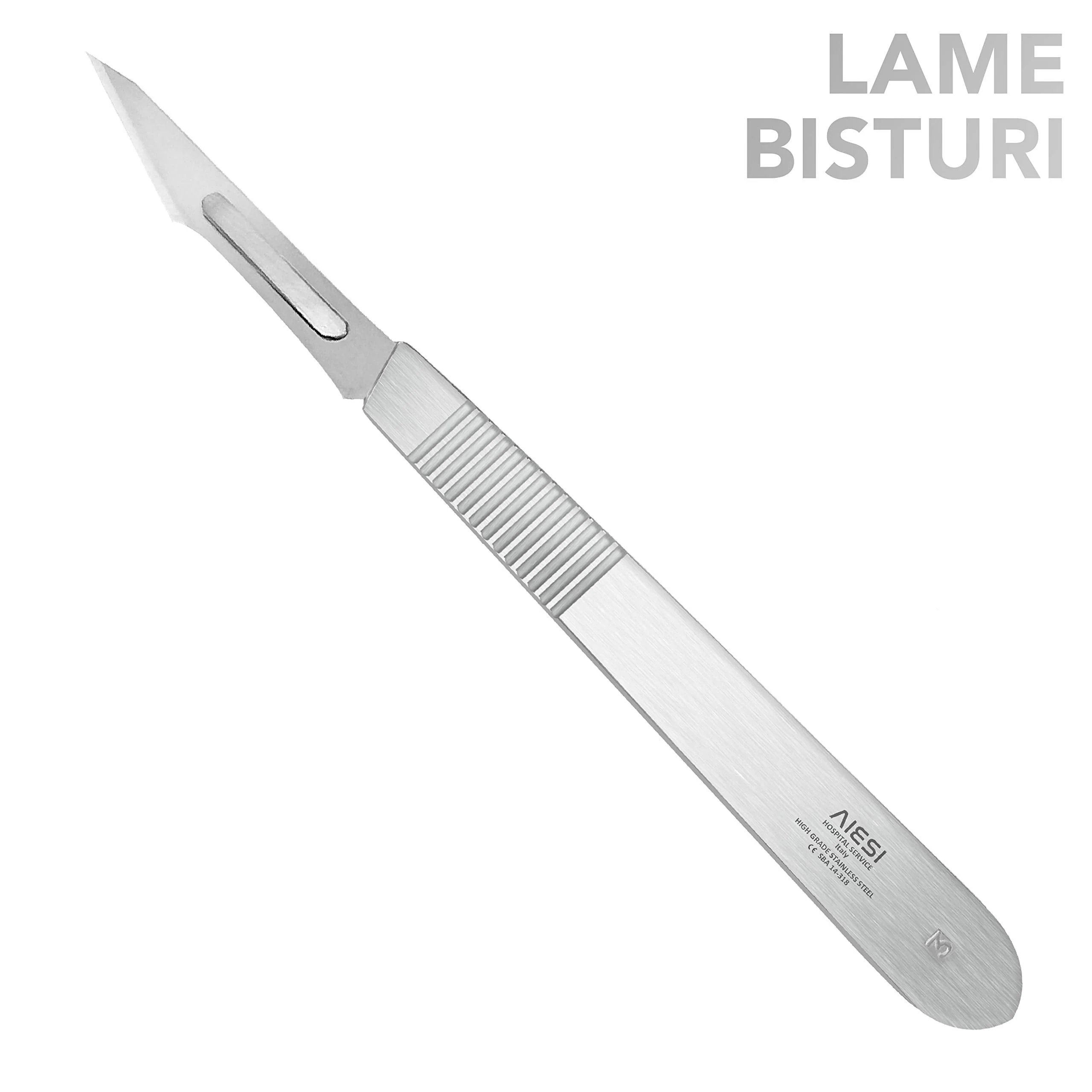 AIESI® Scalpel Handle (Scalpel Holder) Stainless Steel for Scalpel Blades No. 3 - Image 2