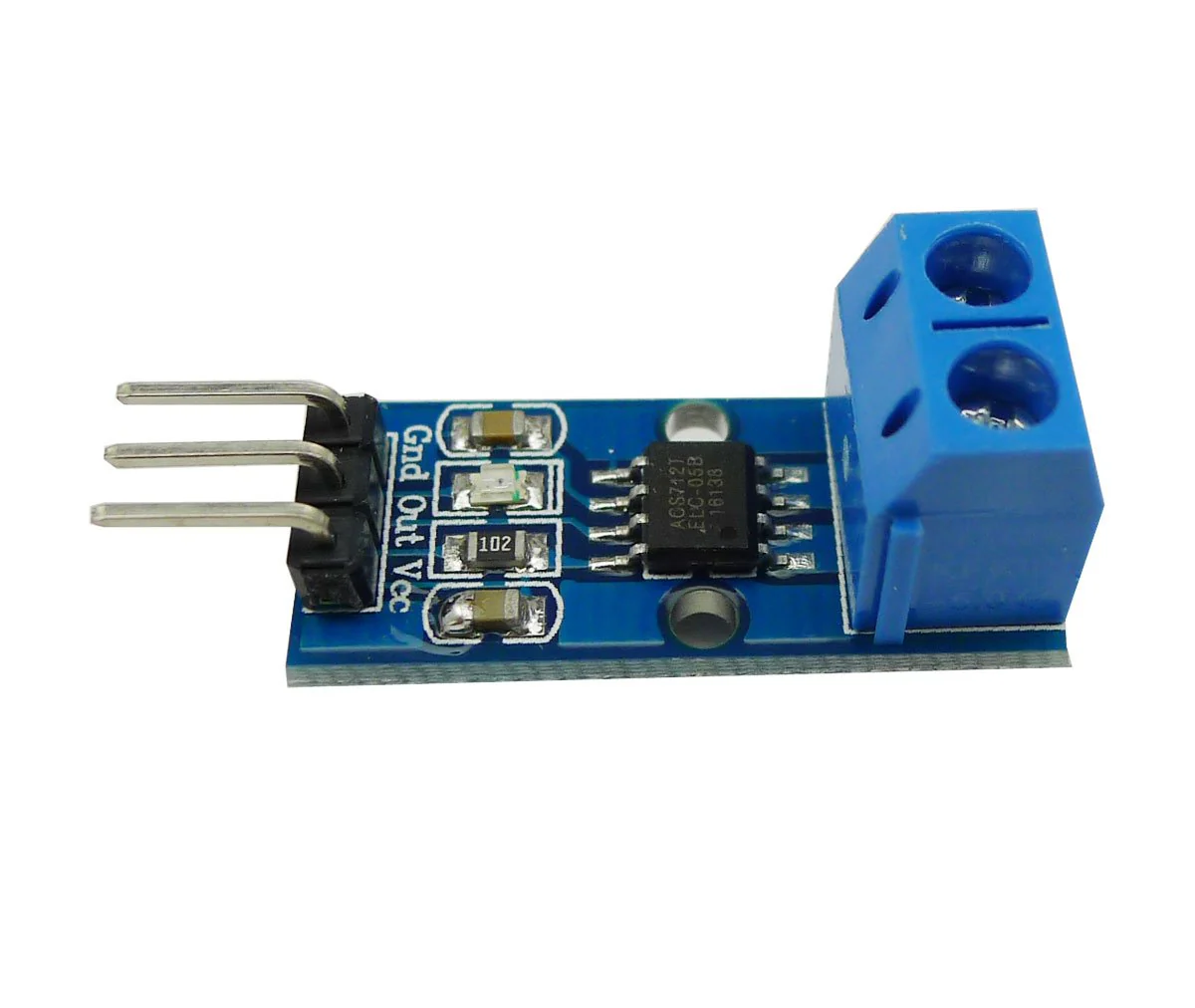 Aihasd Current Sensor ACS712 20 A Range Current Sensor Module f ¨ ¹ R Arduino - Image 2